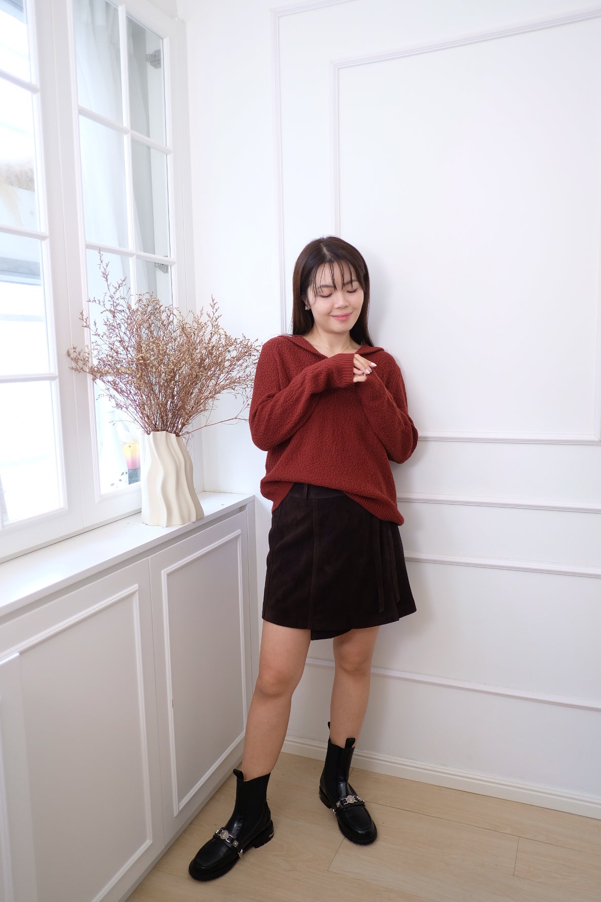 【LE ZANS BRAND COLLECTION】CloudSoft V-Neck Top [T0253]