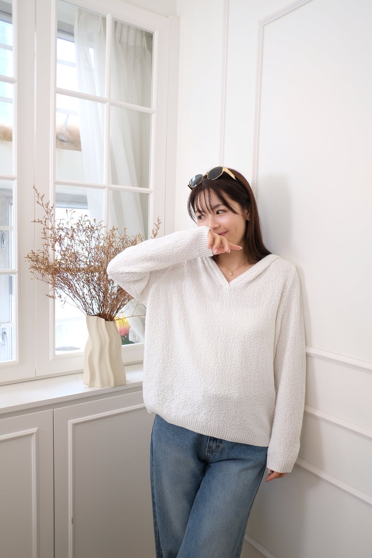 【LE ZANS BRAND COLLECTION】CloudSoft V-Neck Top [T0253]