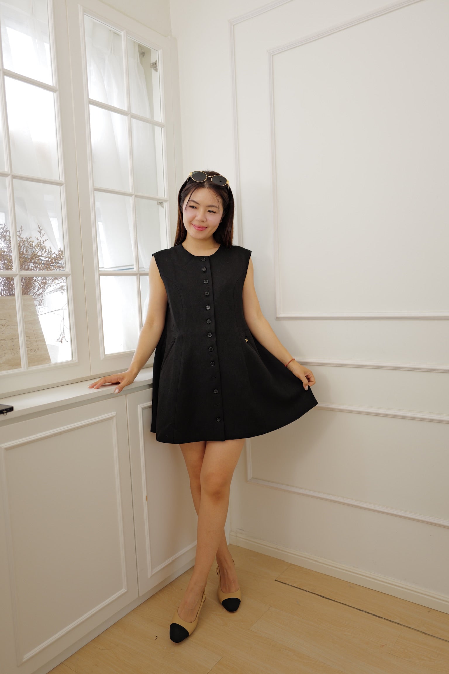 【LE ZANS BRAND COLLECTION】Luxury Minimalist Button-Up Vest [J0139]