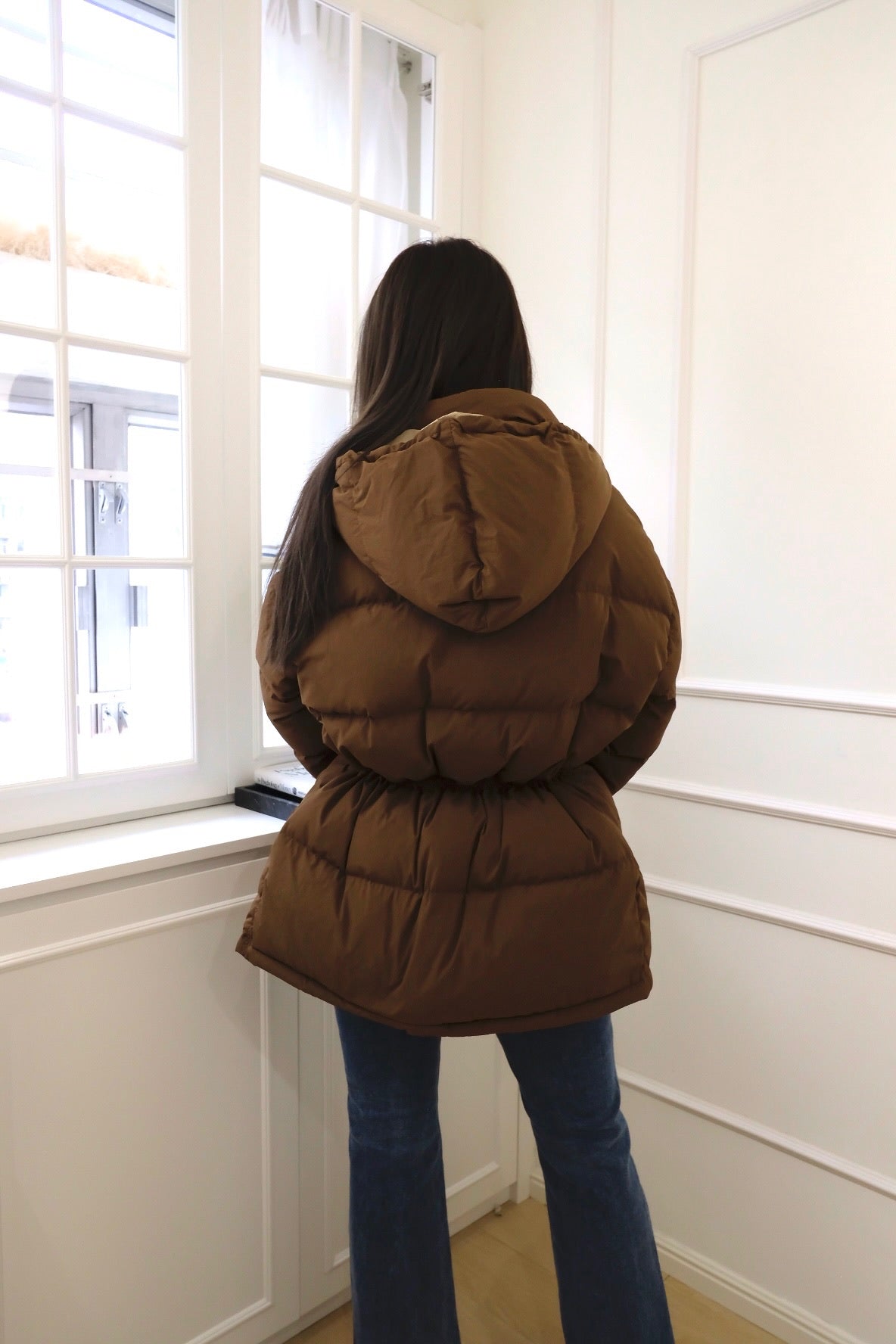 Safari Style Down Jacket [J0052]