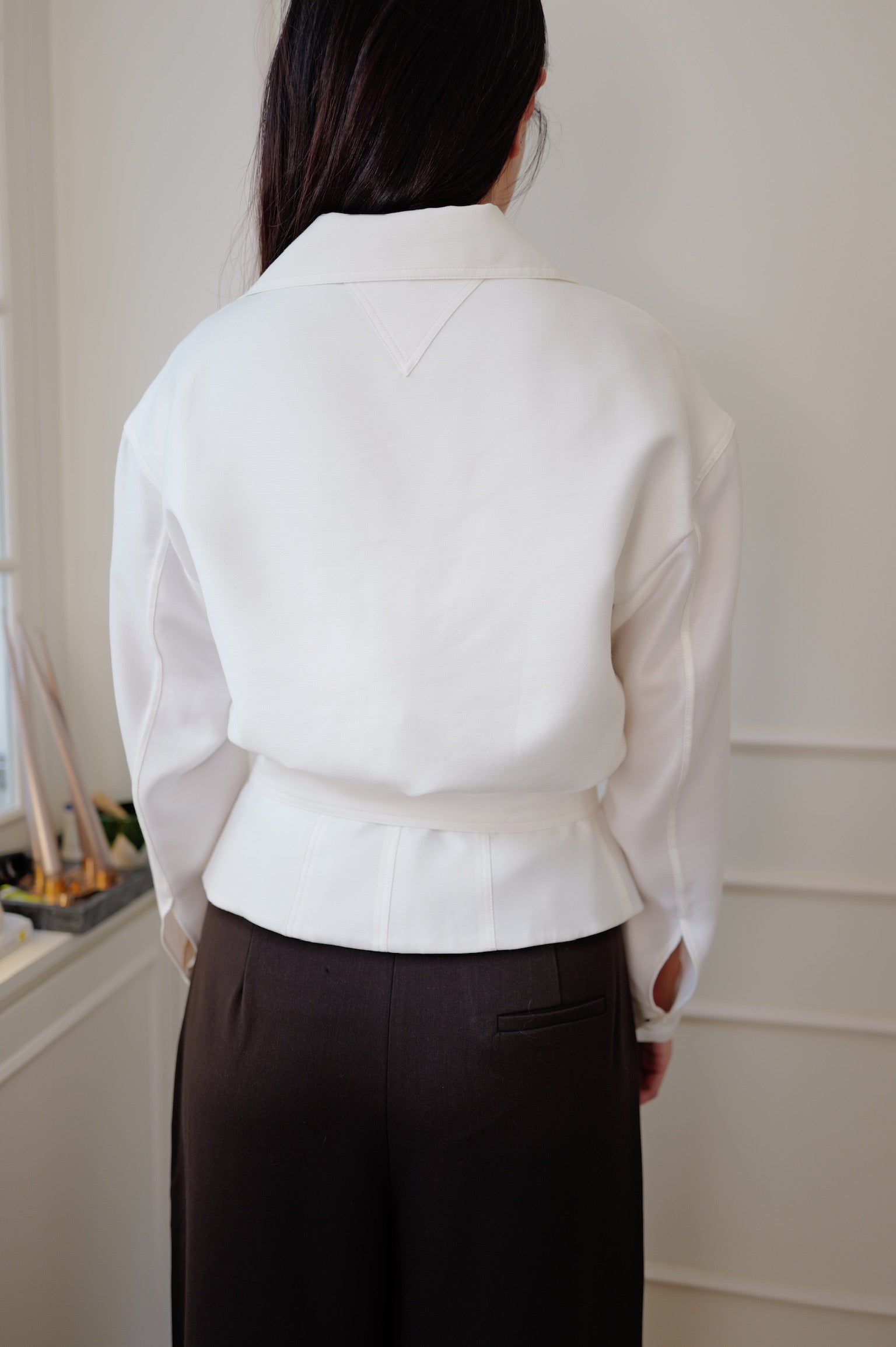 【LE ZANS PRIVÉ】 Belted Safari Utility Jacket Shirt [T0312]
