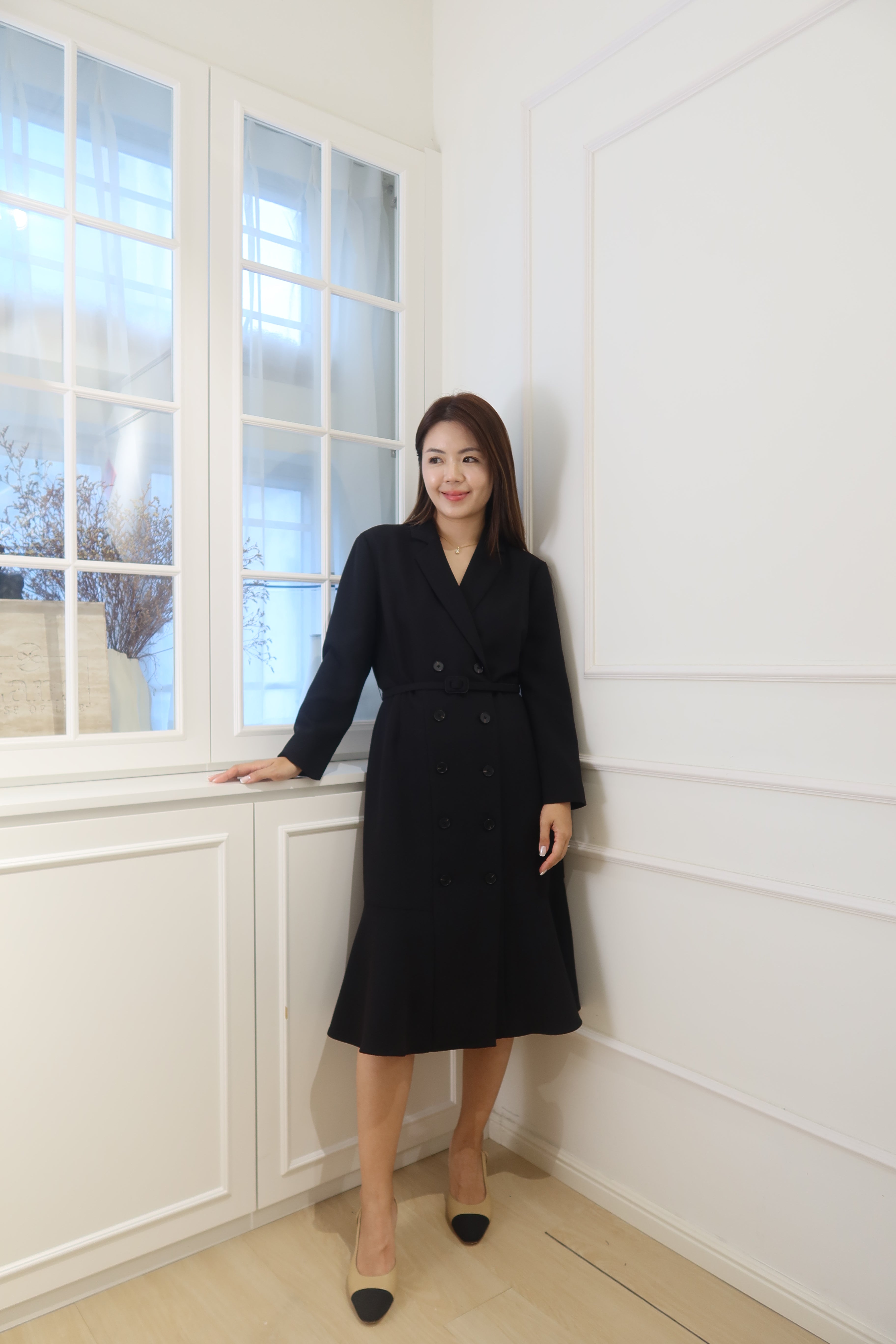 【LE ZANS BRAND COLLECTION】Mermaid's Embrace Trench Dress [OPS0167]