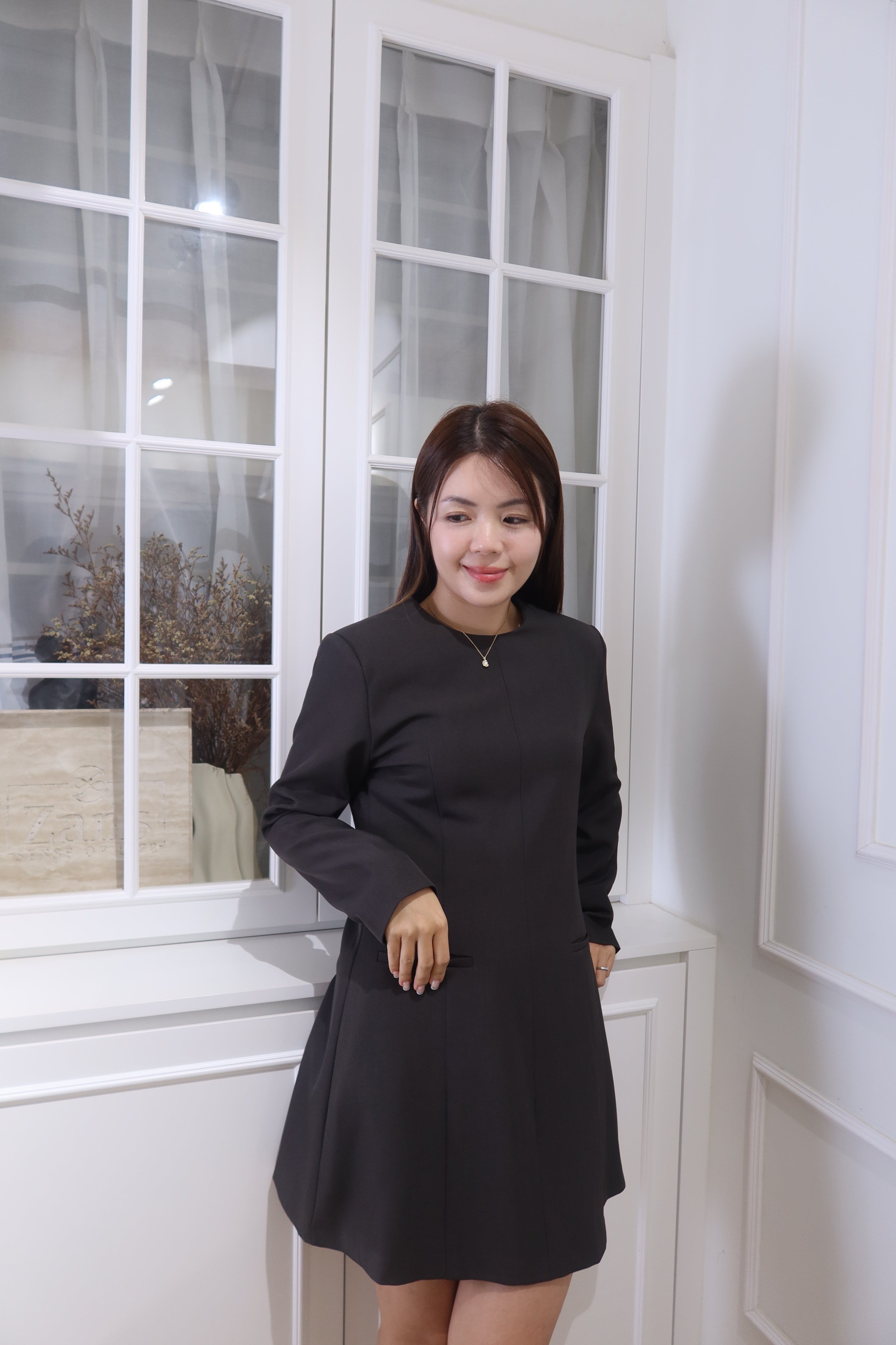 Classic  Pocket Dress [OPS0170]