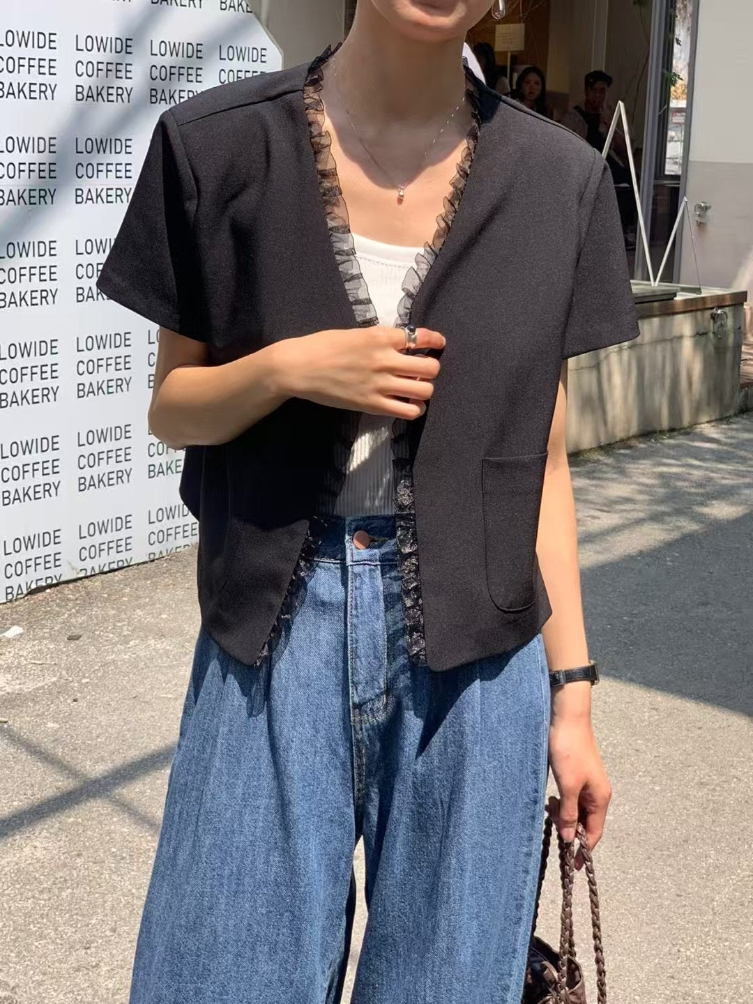 Chiffon Charm Blazer [J0104]