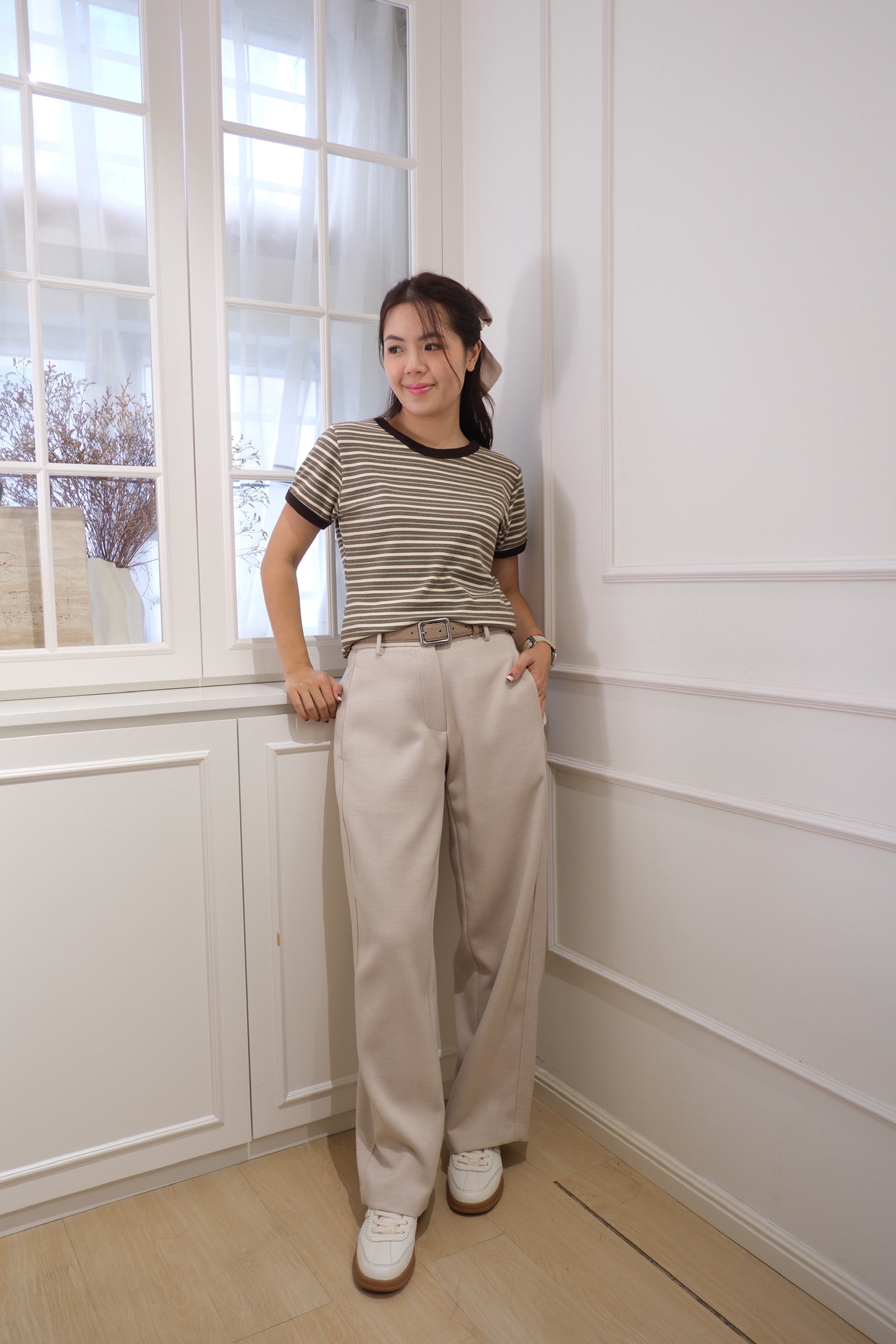 Retro Stripe Short Sleeve Tee [T0235]