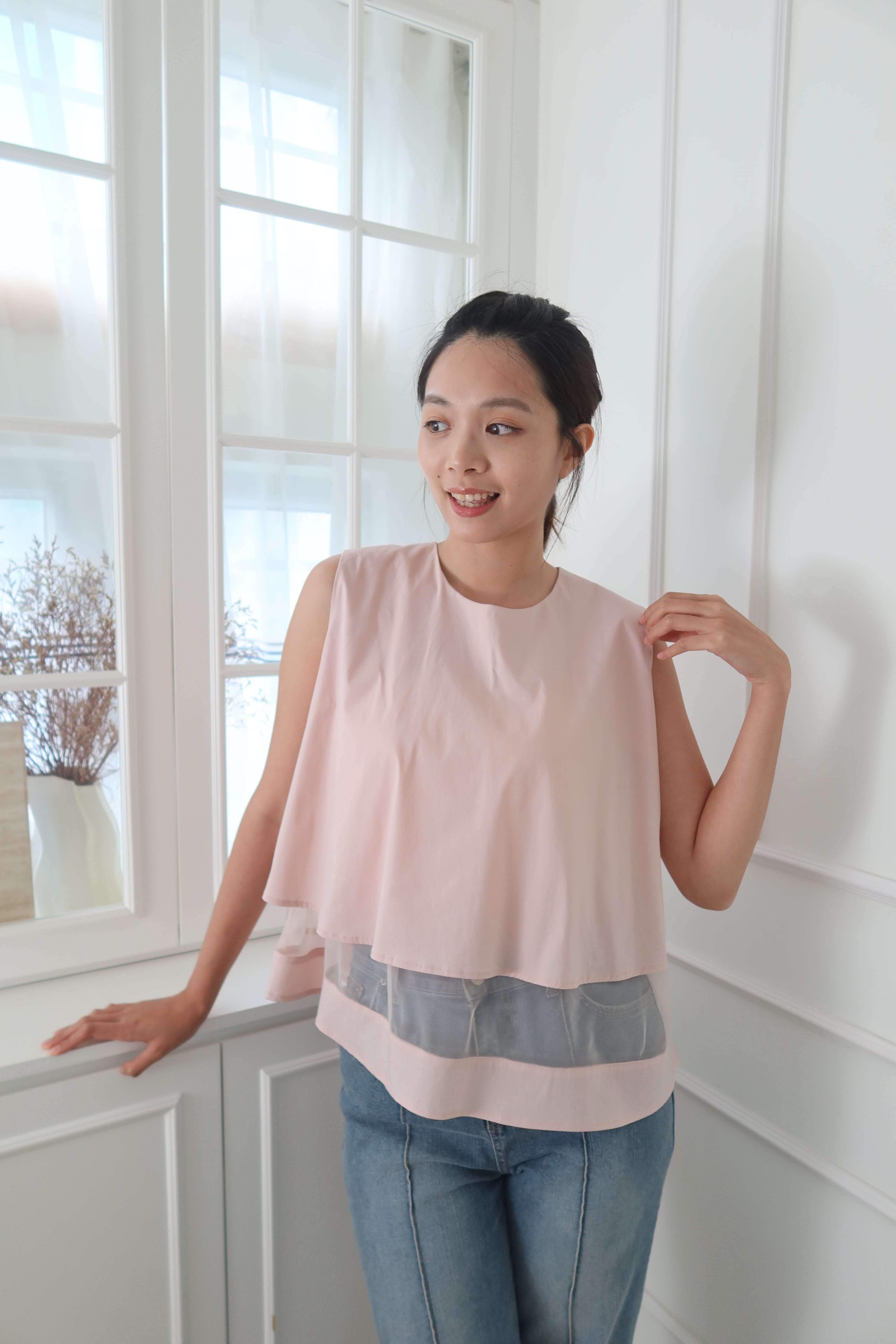 Color Pop Layering Vest [T0198]