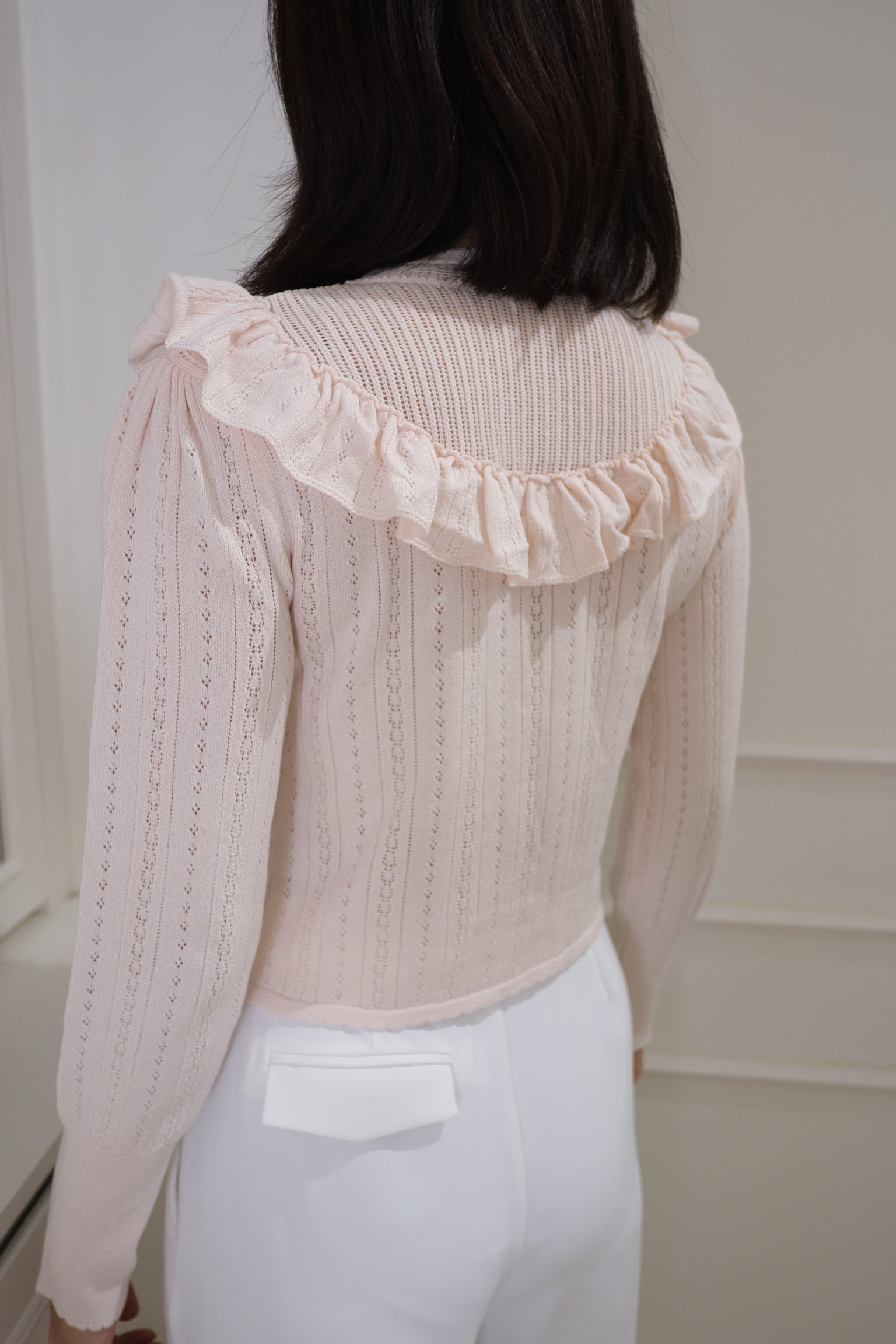 Sweetheart Bow Knit Top [T0243]