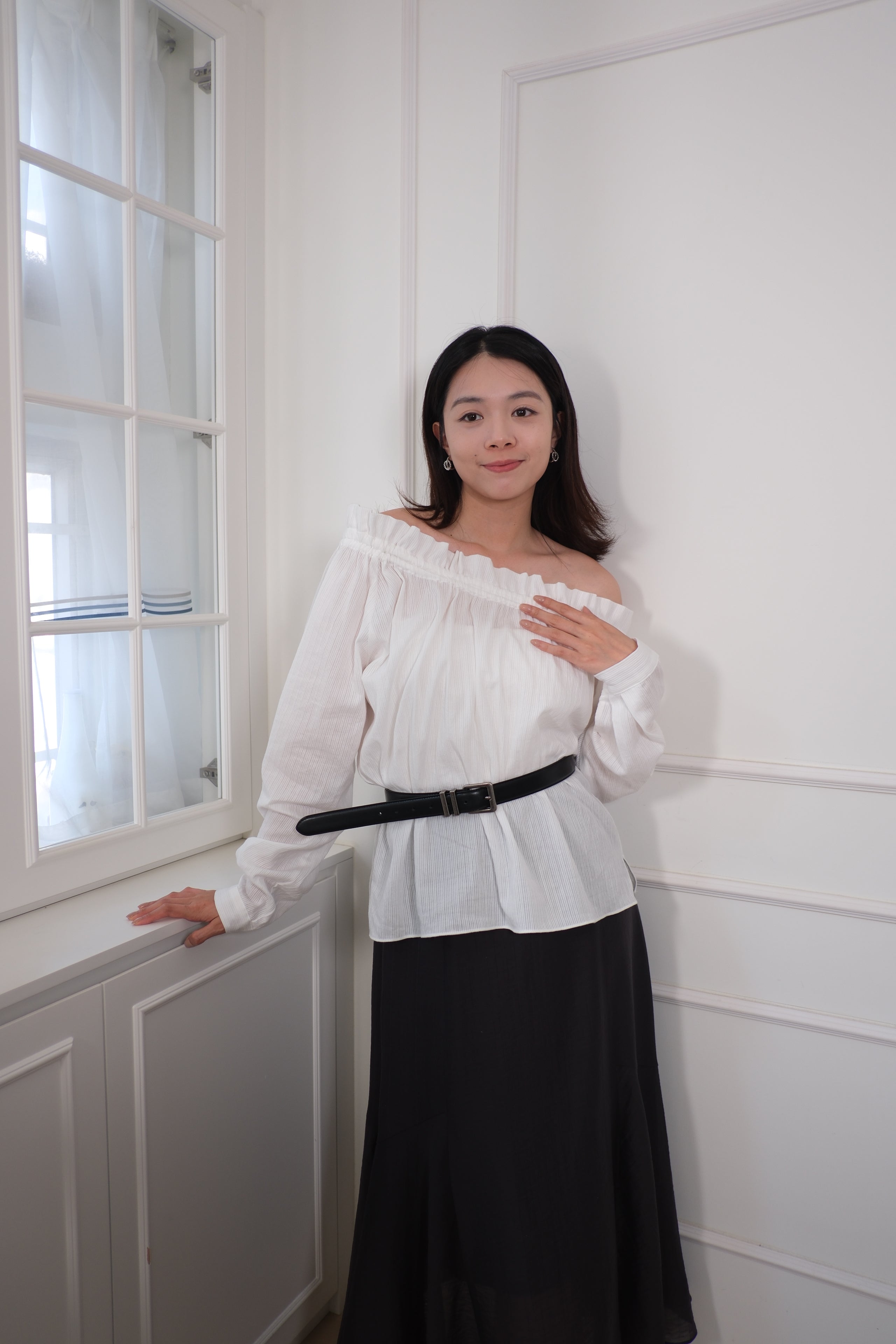 Romantic Tiered Ruffle Chiffon Maxi Skirt [SK0074]