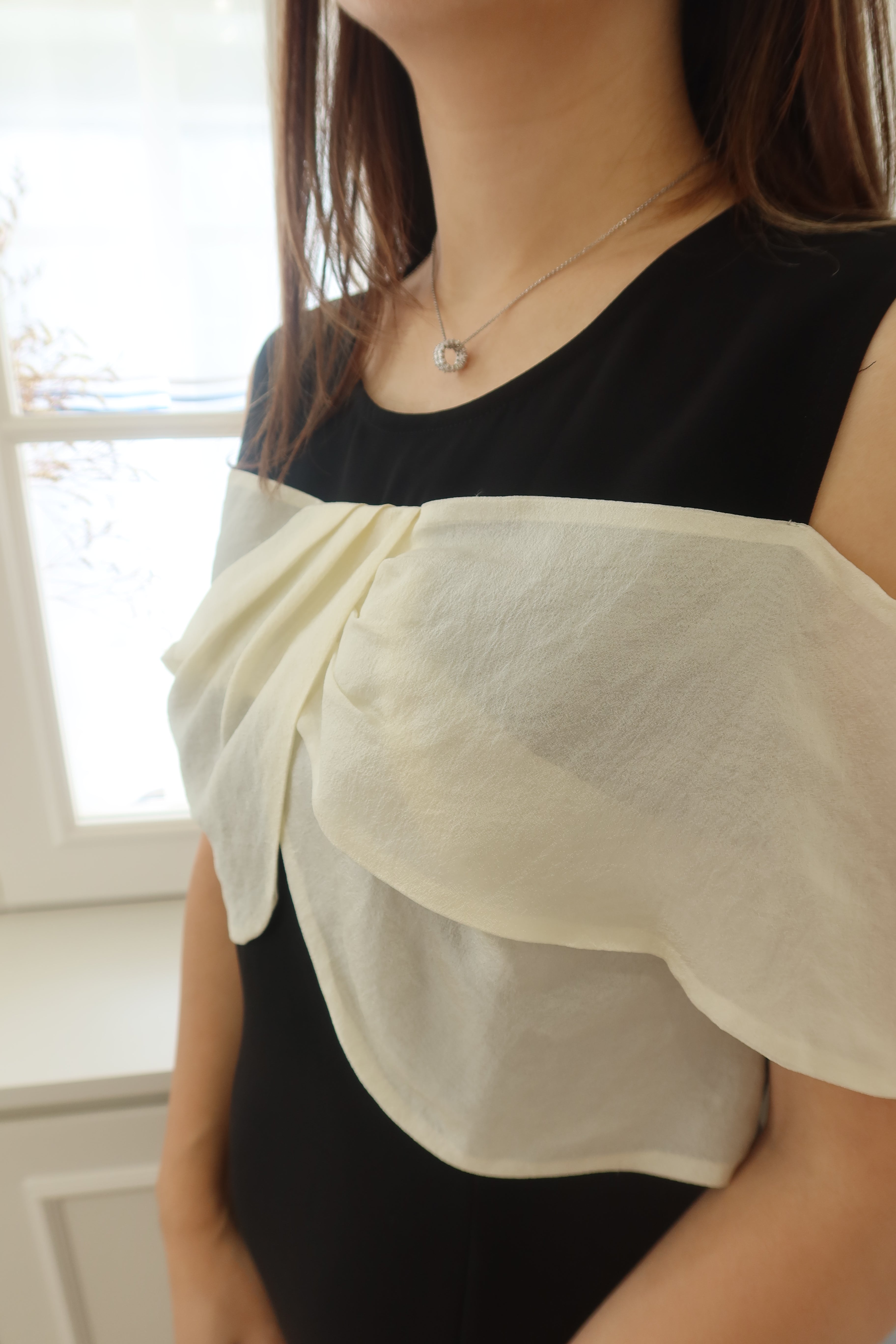 【LE ZANS BRAND COLLECTION】Elegant Bow Dress[OPS0163]