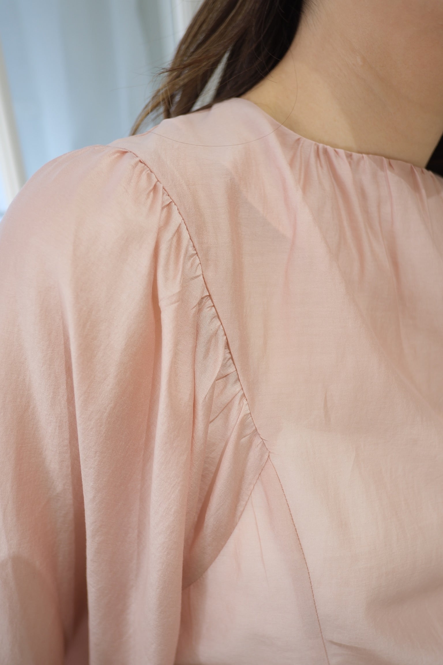 Flowing Stripes Long Sleeve Blouse [T0245]