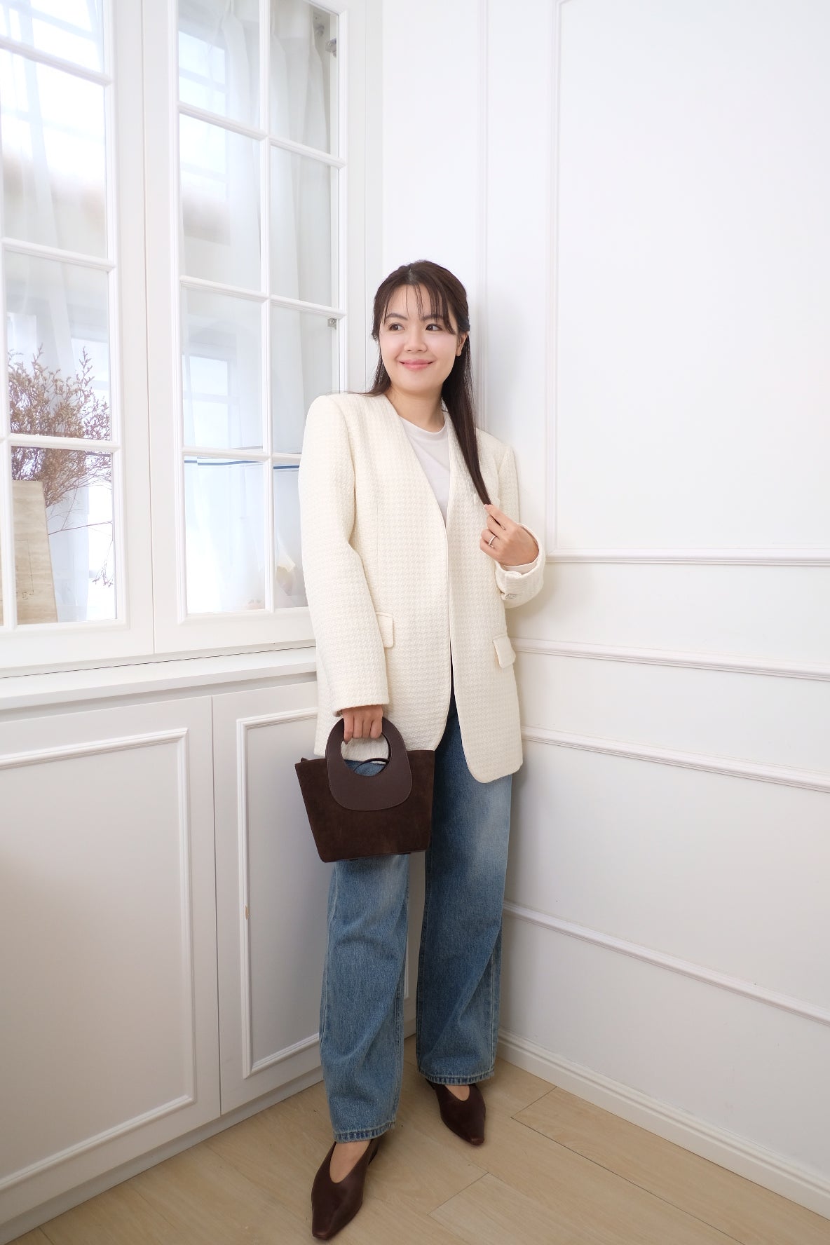 【LE ZANS BRAND COLLECTION】Chic Minimalist Blazer [J0133]