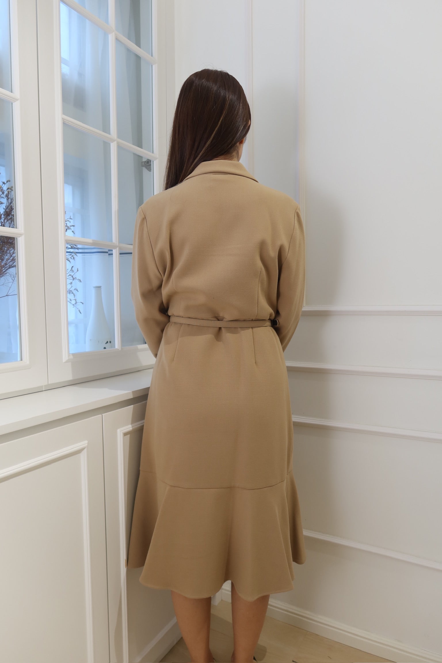 【LE ZANS BRAND COLLECTION】Mermaid's Embrace Trench Dress [OPS0167]