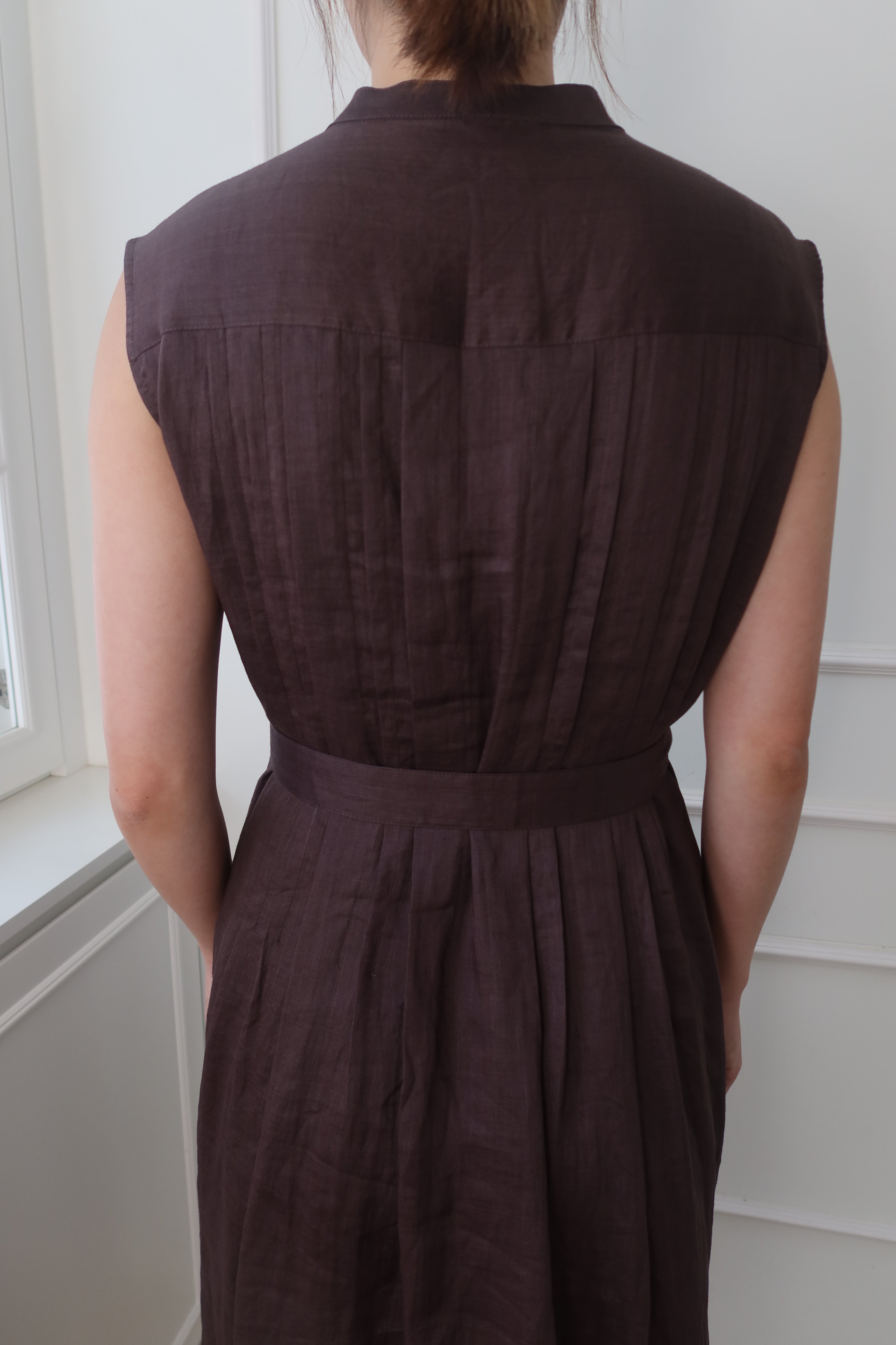 【LE ZANS BRAND COLLECTION】Pure Breeze Linen Sleeveless Dress (100% 麻) [OPS0158]