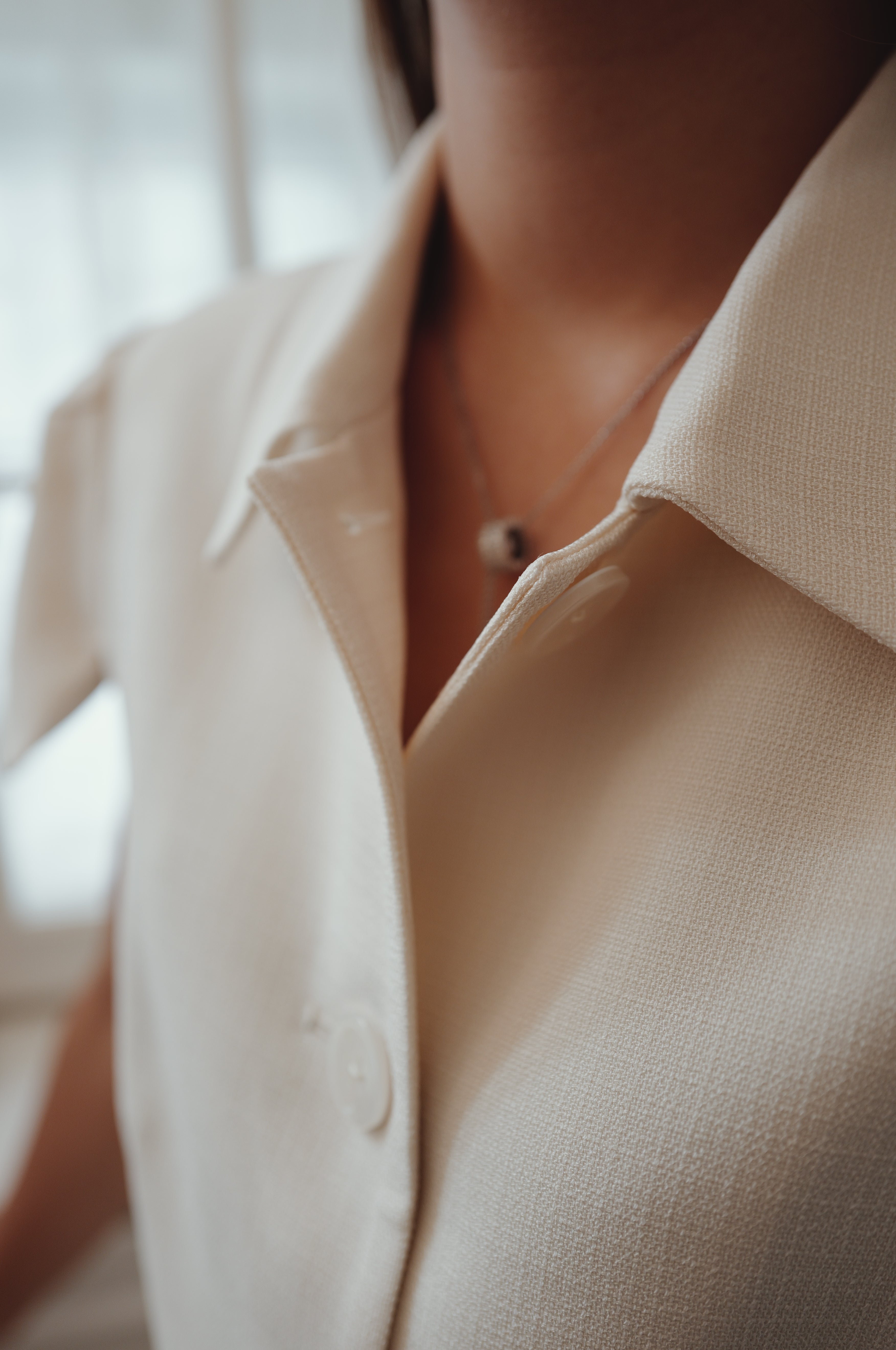 【LE ZANS BRAND COLLECTION】French Elegant Puff-Sleeve Short Tailored Blazer [T0299]