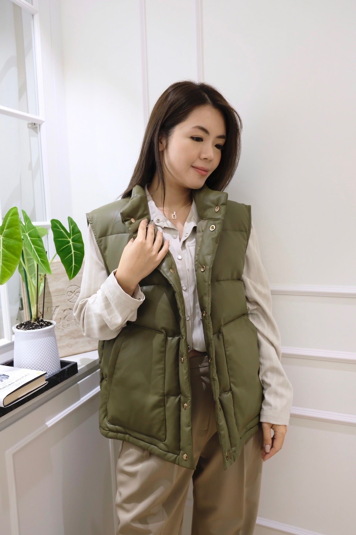 Oversized Puffer Vest(含鴨絨) [J0046]