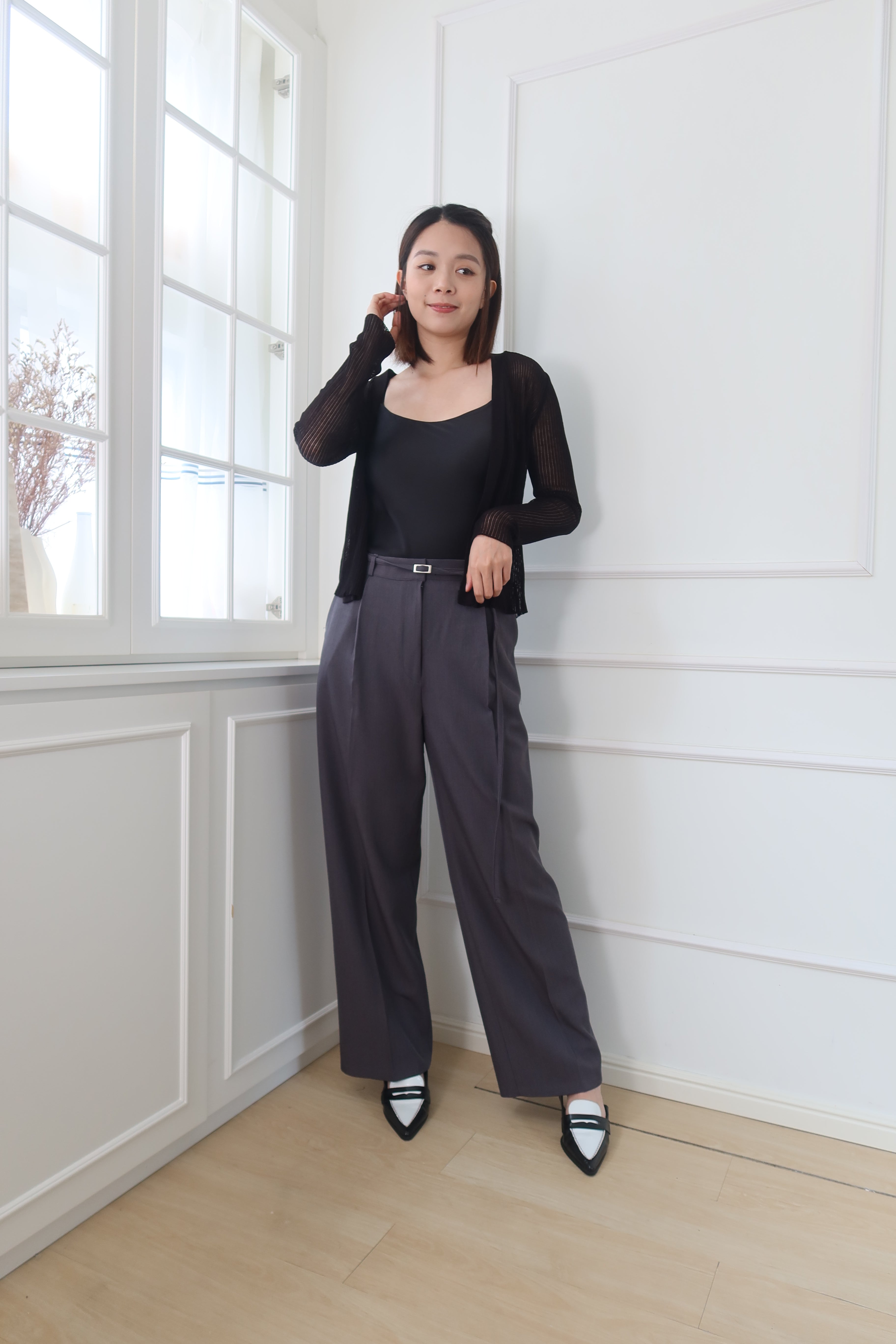 CrispLine Straight-Leg Suit Pants [PT0068]
