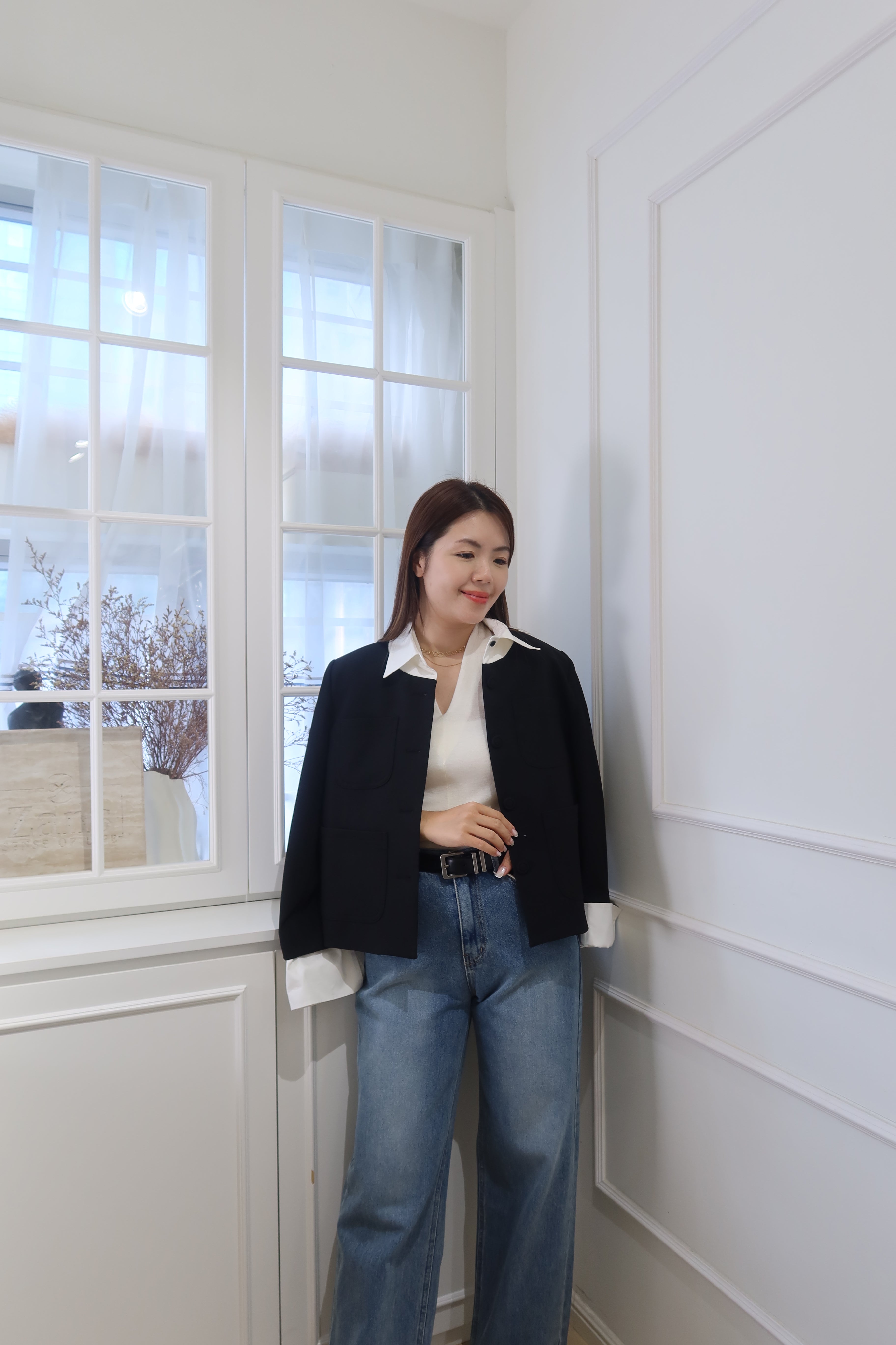 Monochrome Mini Jacket [J0112]