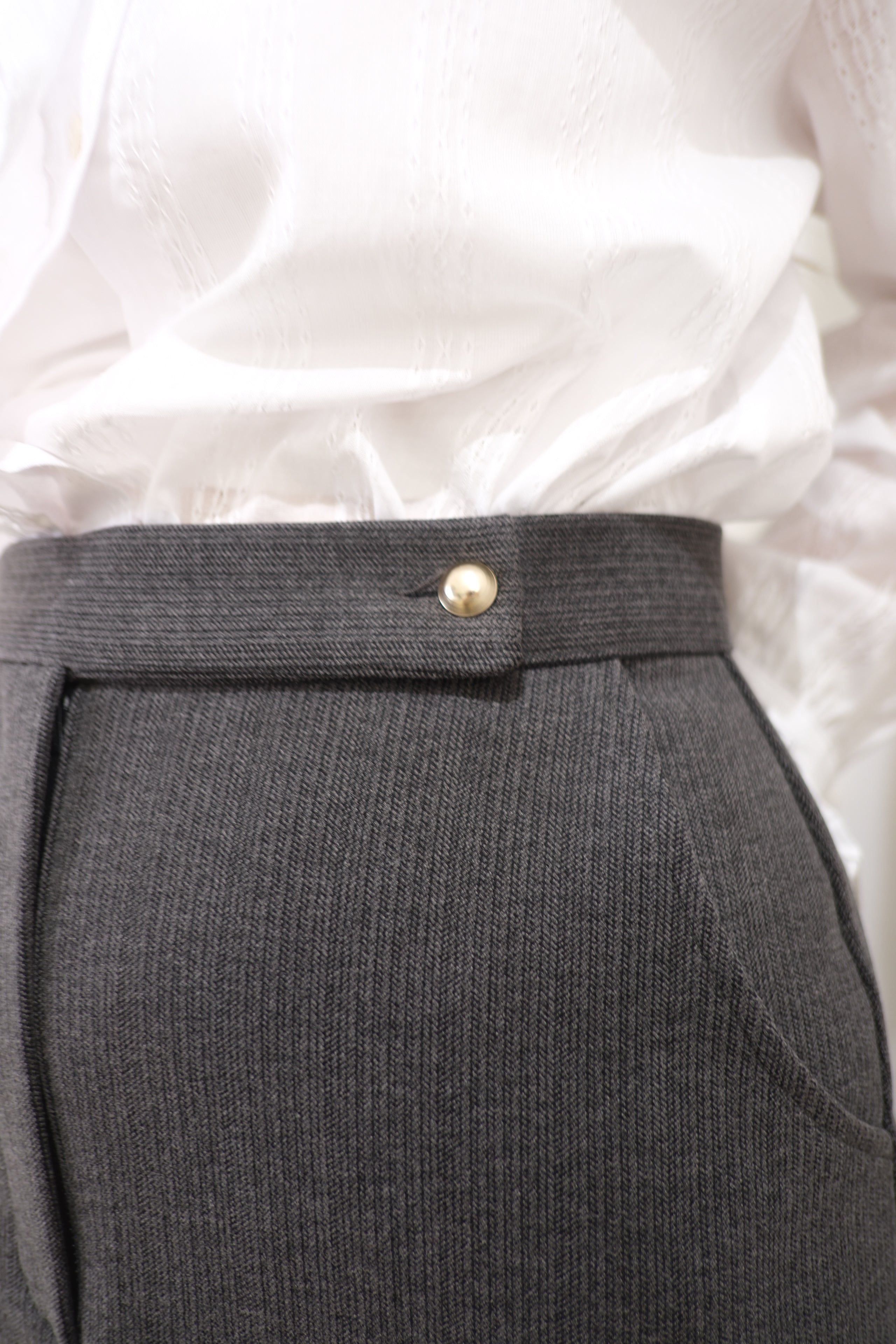 Luxe Pocketed Maxi Skirt with Button Detail [SK0048]