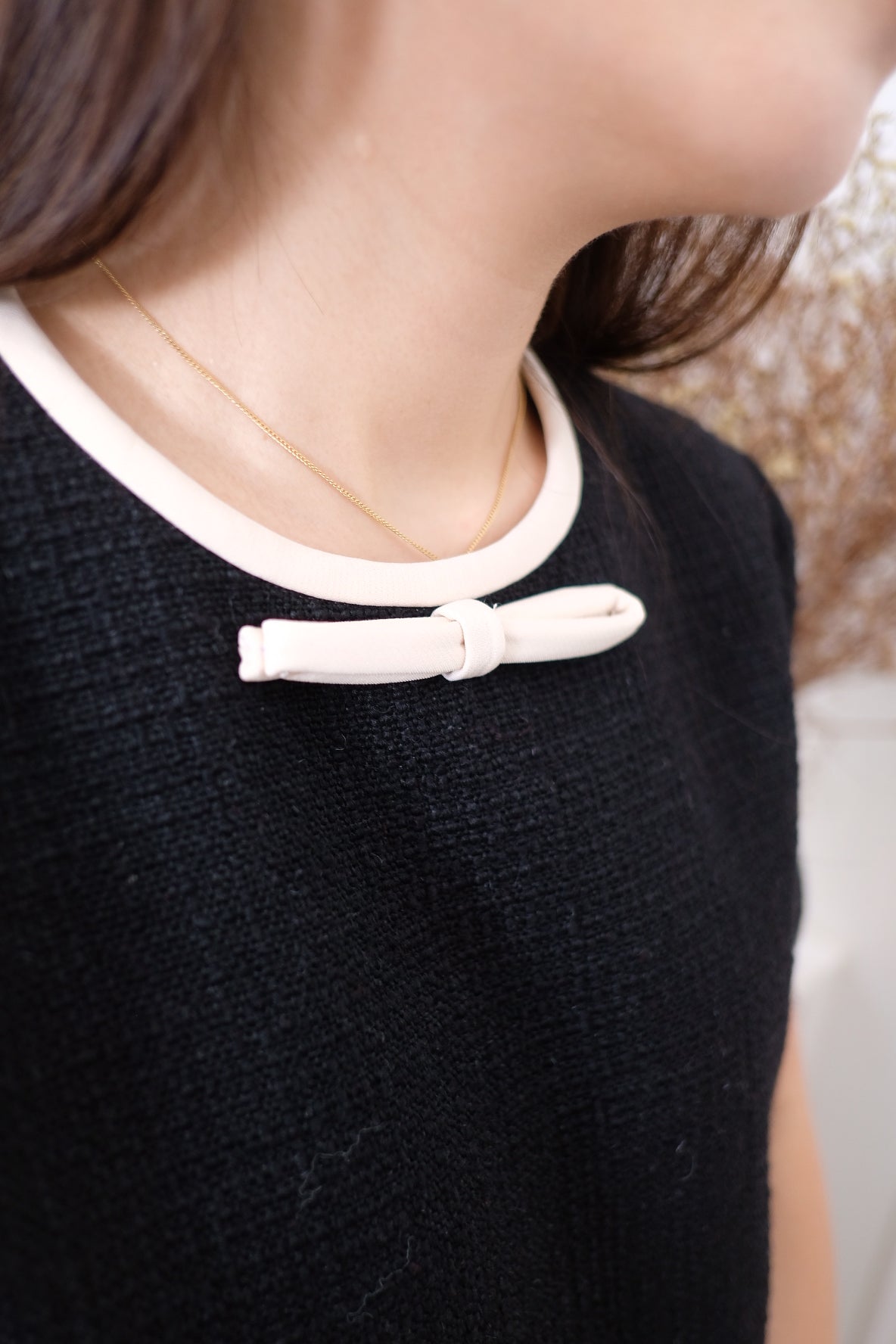 【LE ZANS BRAND COLLECTION】Chic Bowtie Dress [OPS0177]