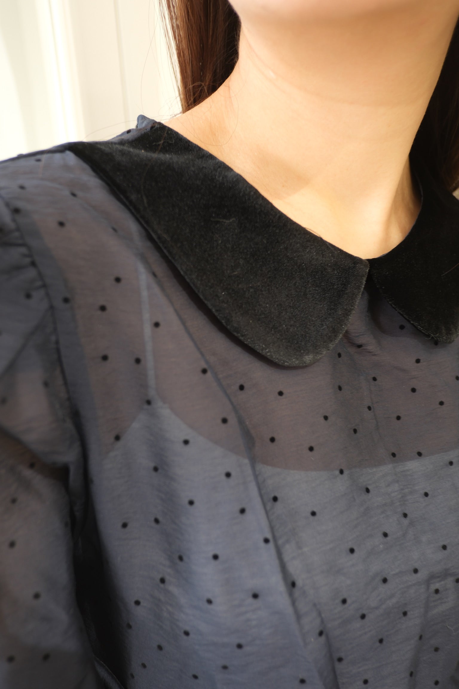 Polka Dot Charm Blouse [T0244]