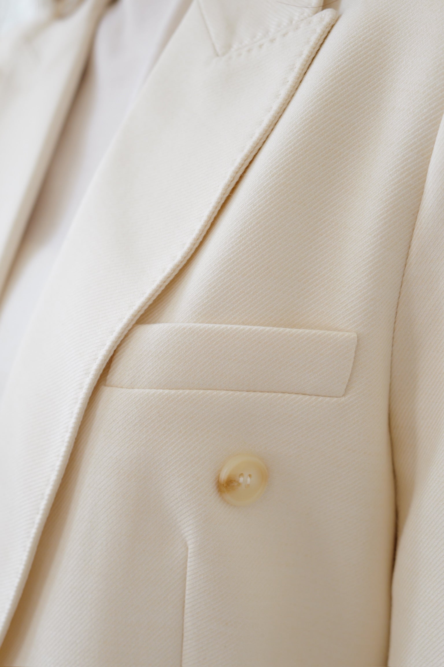 【LE ZANS PRIVÉ】Oversized Double-Breasted Blazer (59%wool,12%Silk) [J0147]