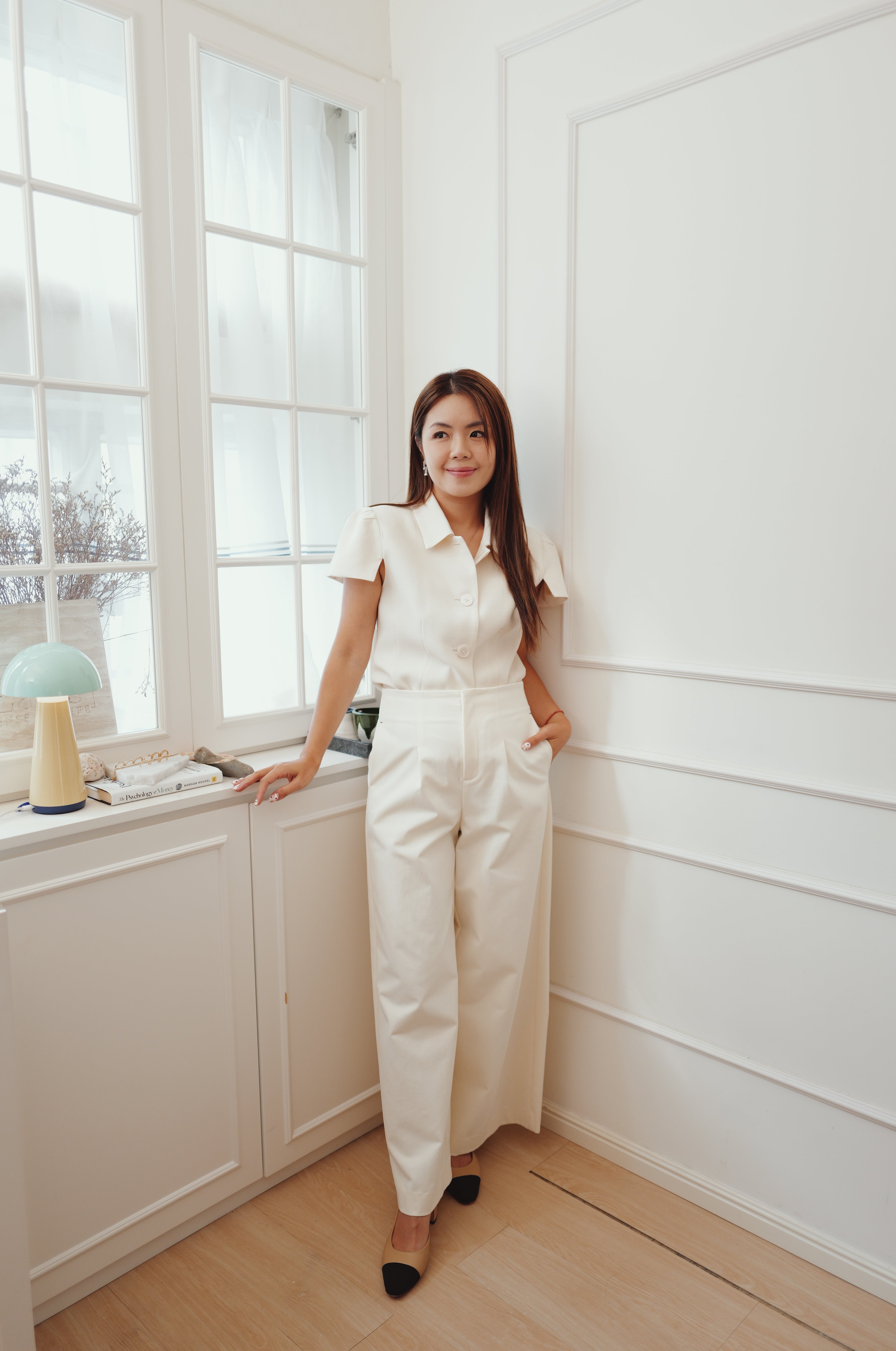 【LE ZANS BRAND COLLECTION】French Elegant Puff-Sleeve Short Tailored Blazer [T0299]