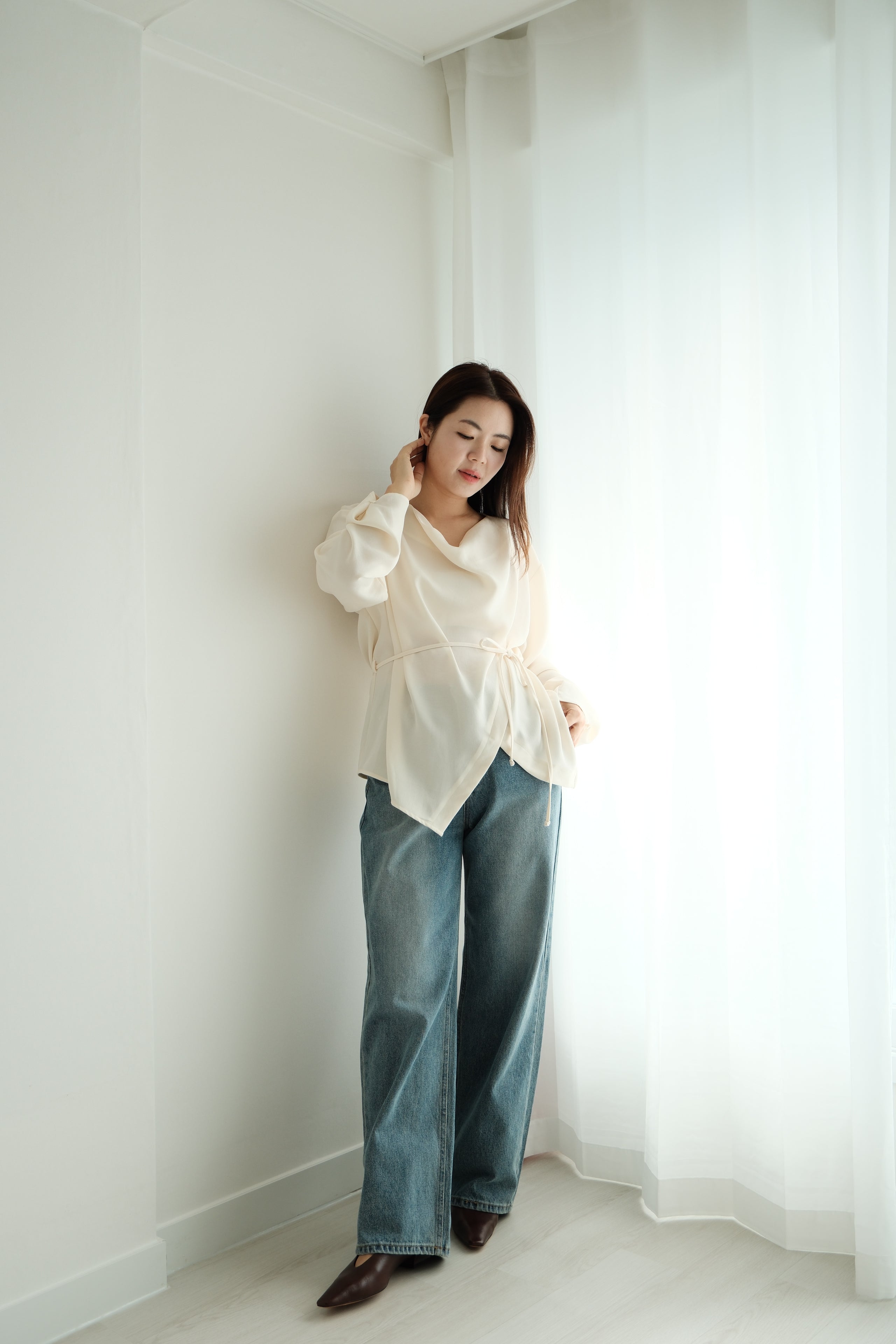 Serene Flow Long Sleeve Top [T0236]