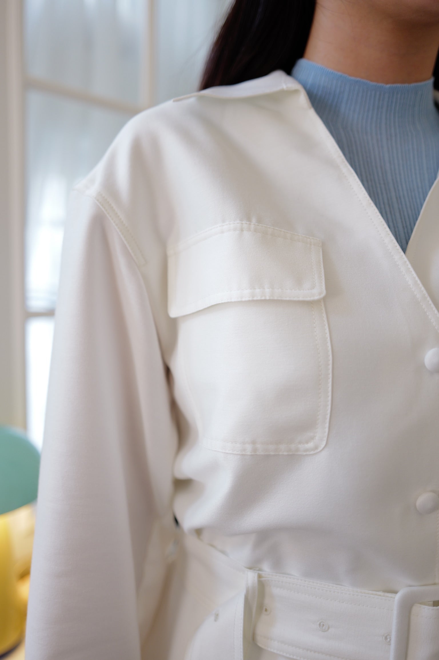 【LE ZANS PRIVÉ】 Belted Safari Utility Jacket Shirt [T0312]
