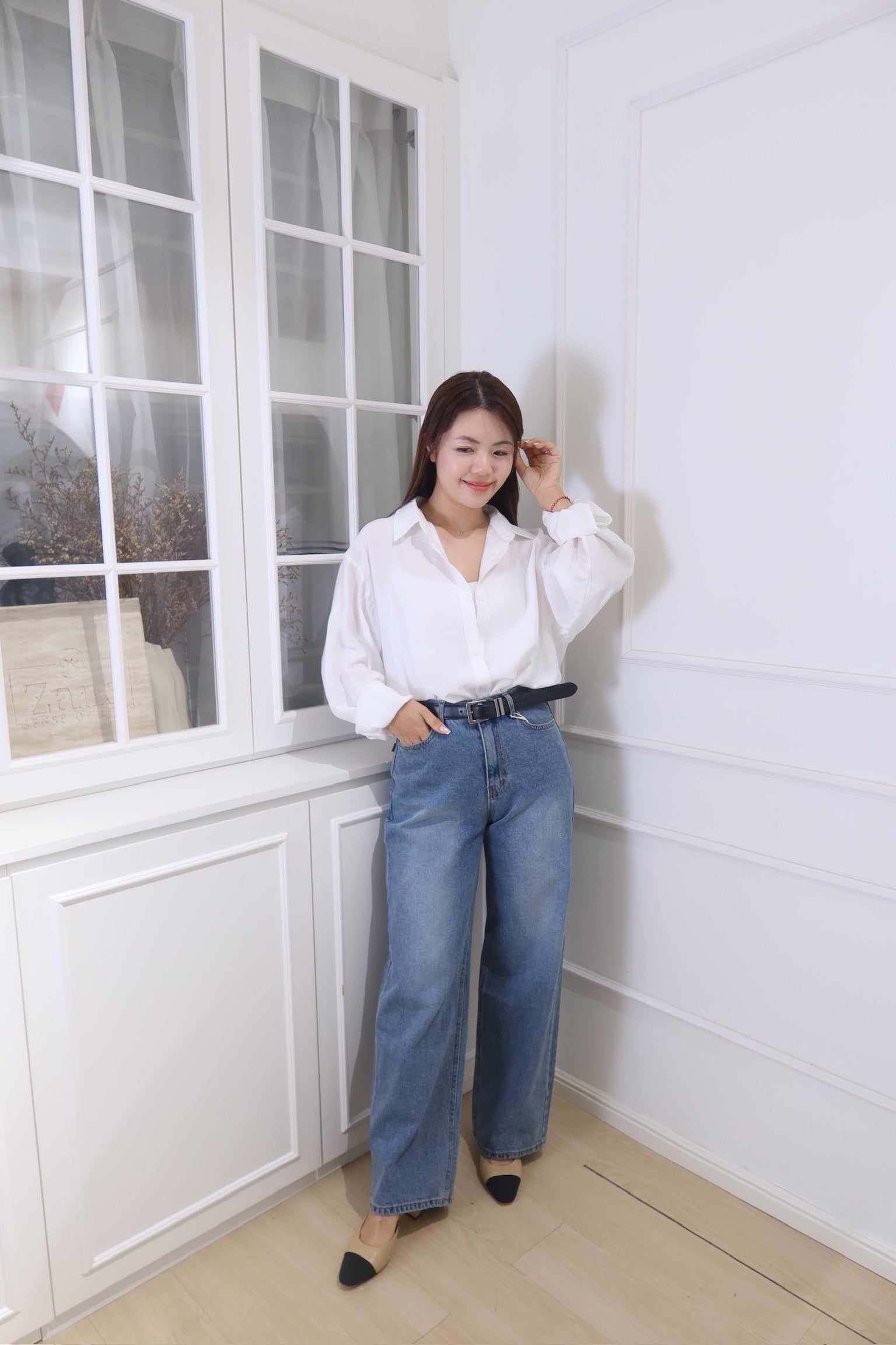 Lustrous Silk Solid Shirt [T0224]