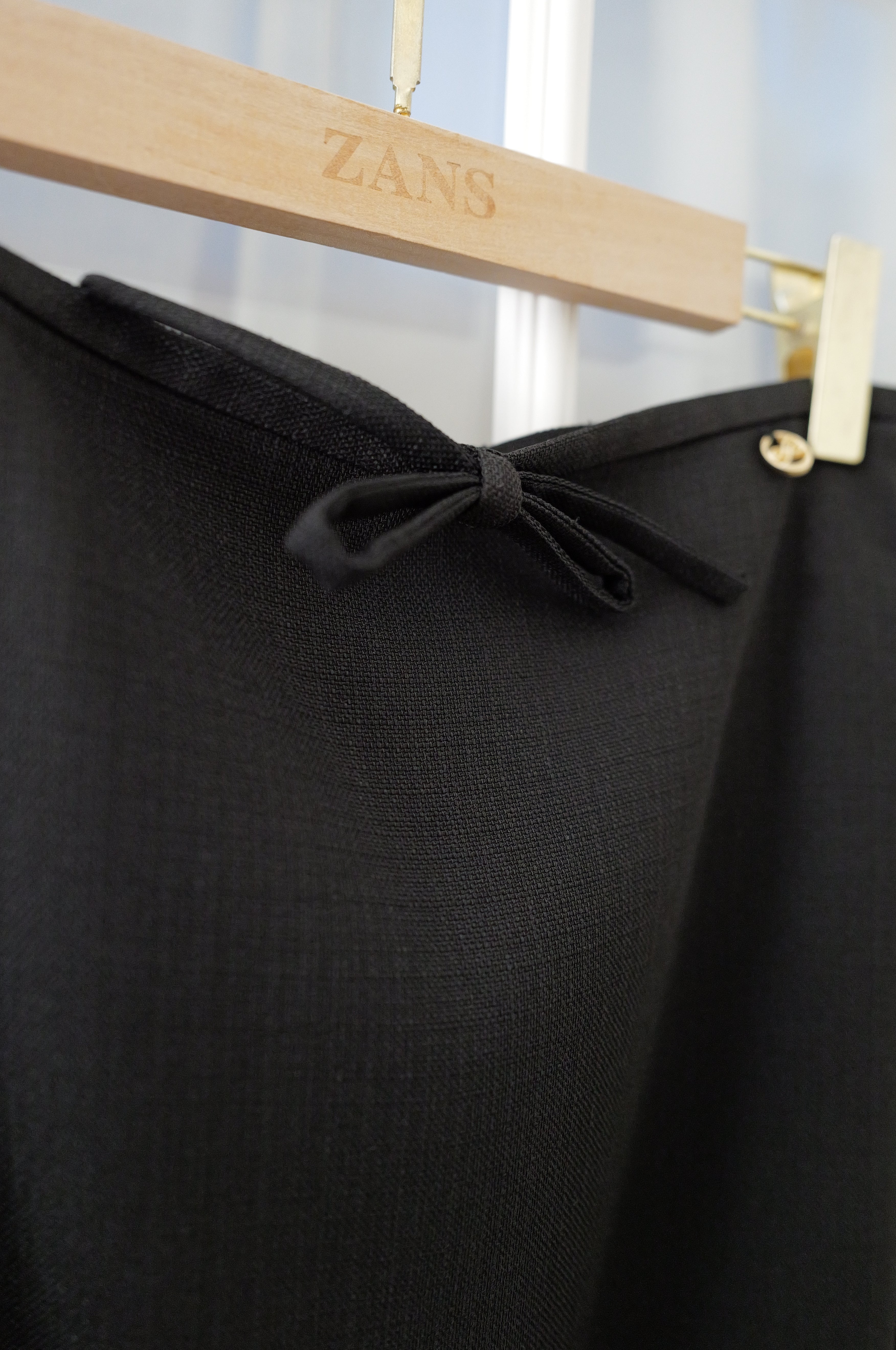 【LE ZANS BRAND COLLECTION】French Elegant Contrast Bow Tweed A-Line Skirt [SK0083]