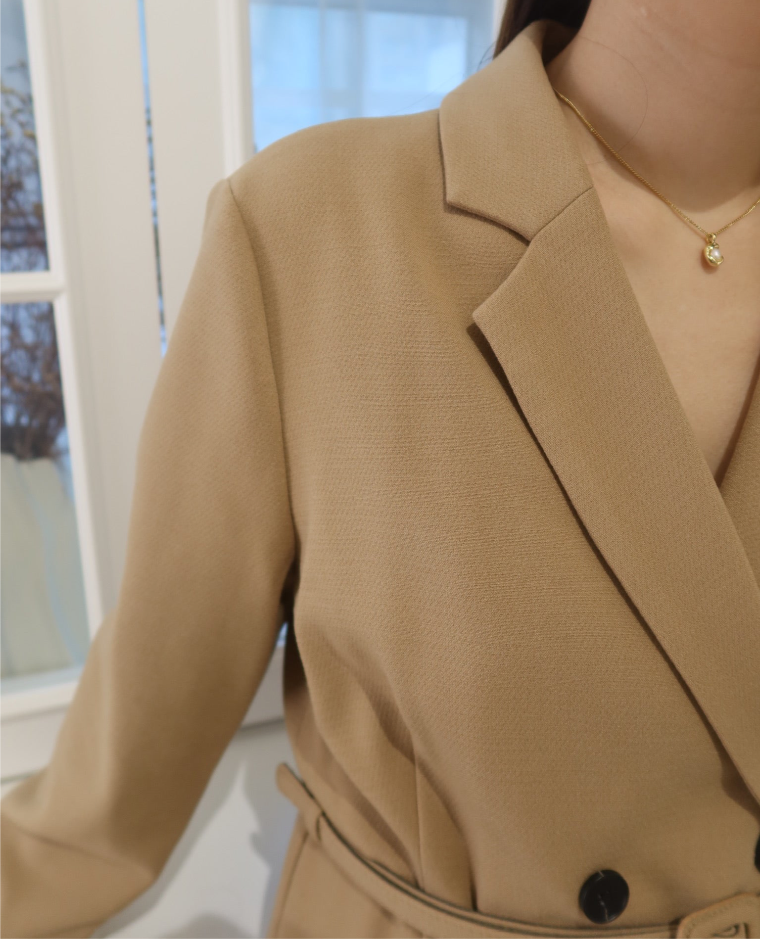 【LE ZANS BRAND COLLECTION】Mermaid's Embrace Trench Dress [OPS0167]