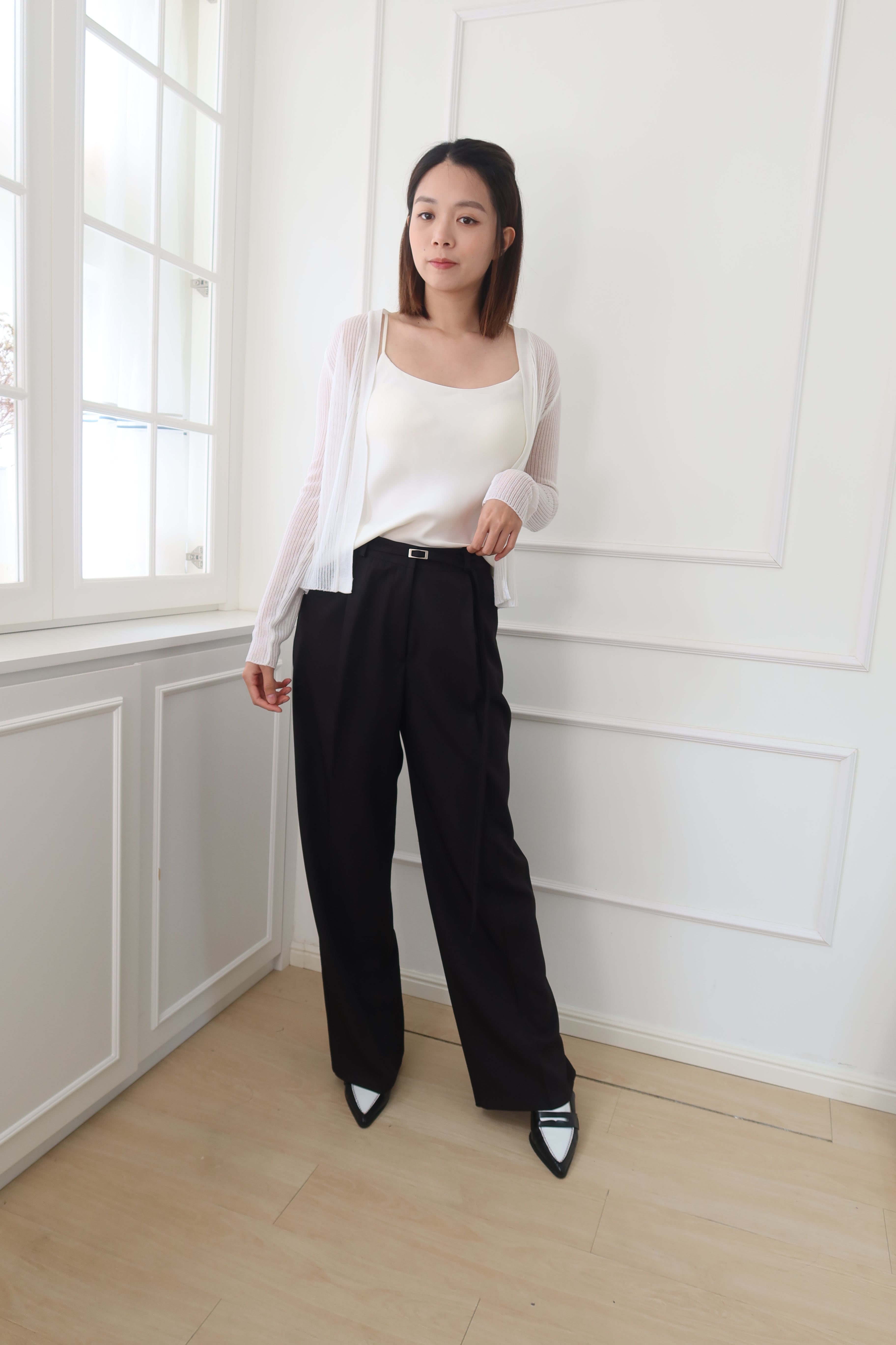 CrispLine Straight-Leg Suit Pants [PT0068]