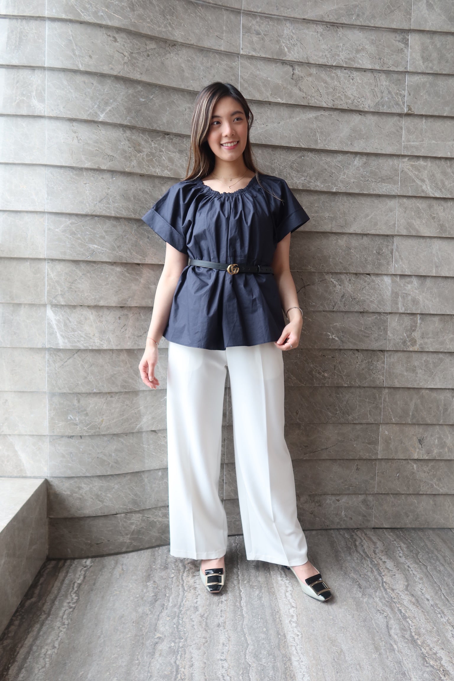 Summer Ruffle Blouse [T0157]