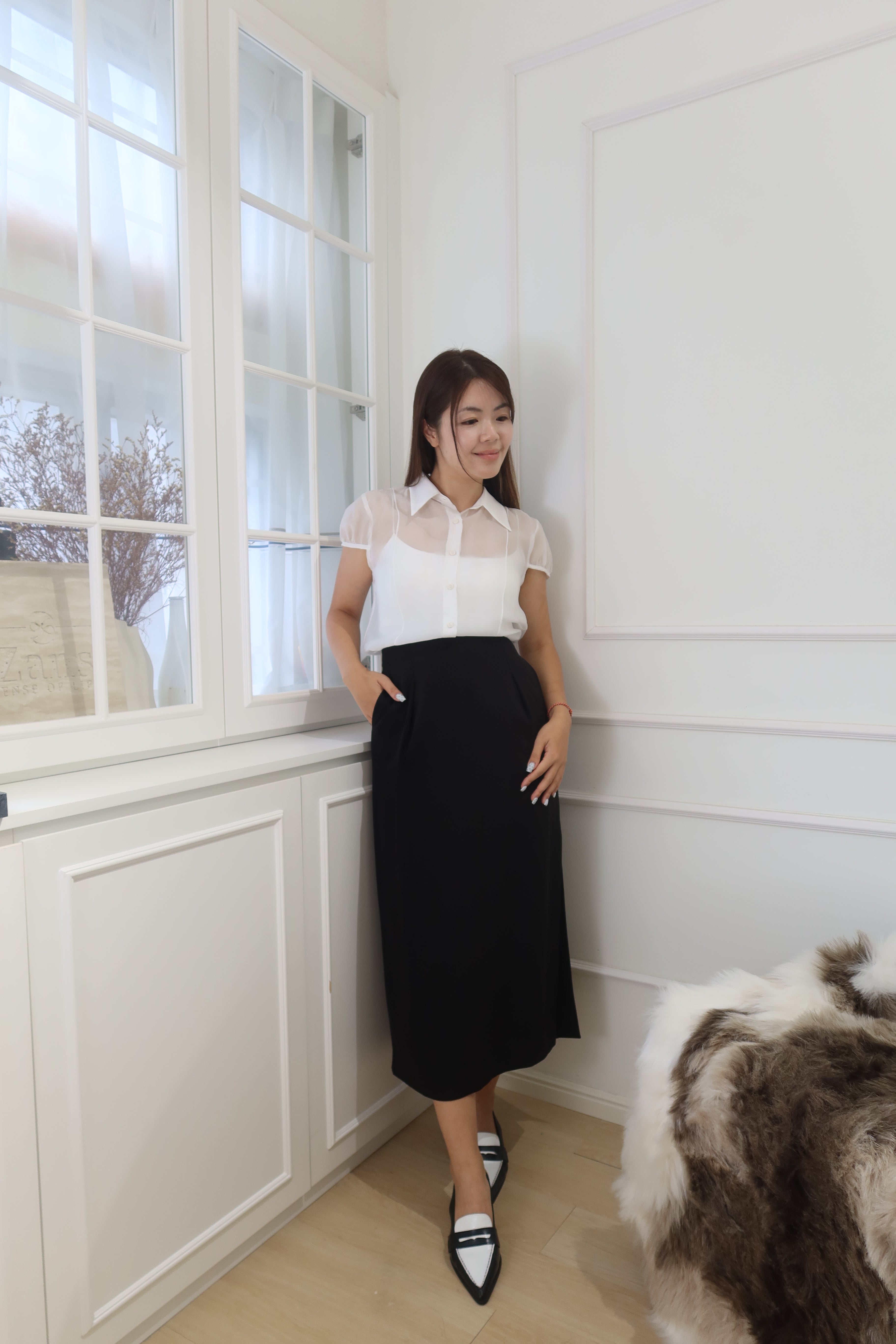 Sheer Breeze Short Sleeve Shirt [T0203]