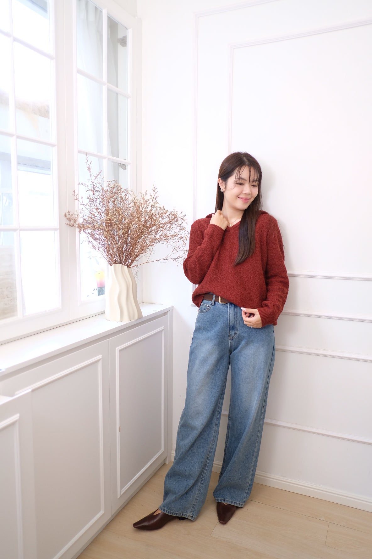 【LE ZANS BRAND COLLECTION】CloudSoft V-Neck Top [T0253]