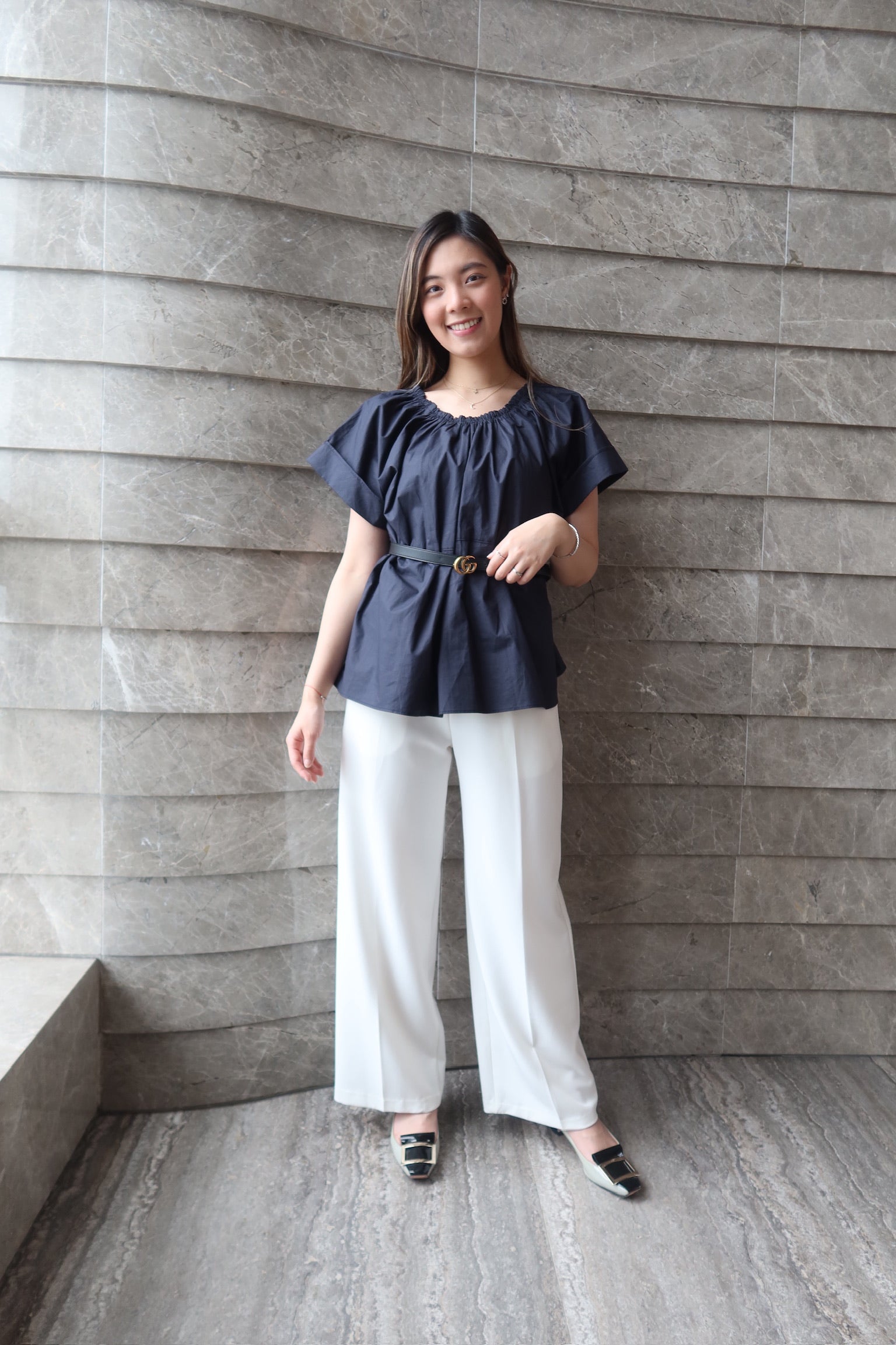 Summer Ruffle Blouse [T0157]