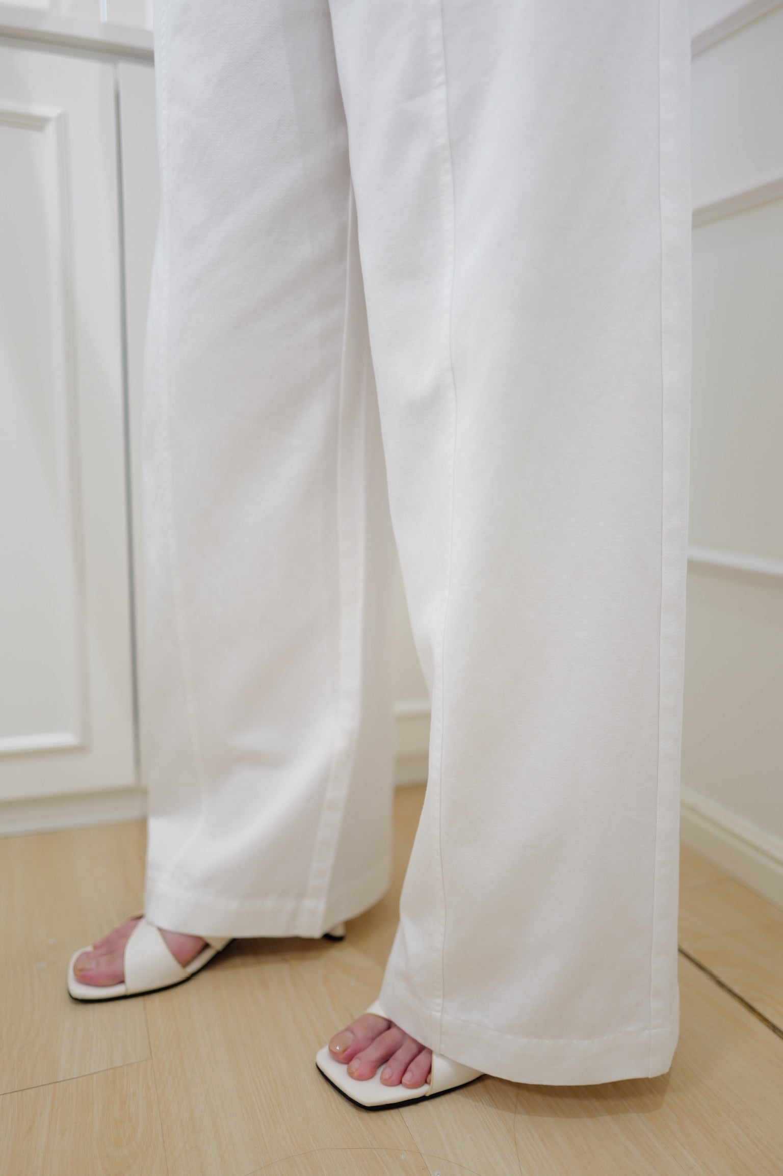 【LE ZANS BRAND COLLECTION】Minimal Wide Leg Pants [PT0089]