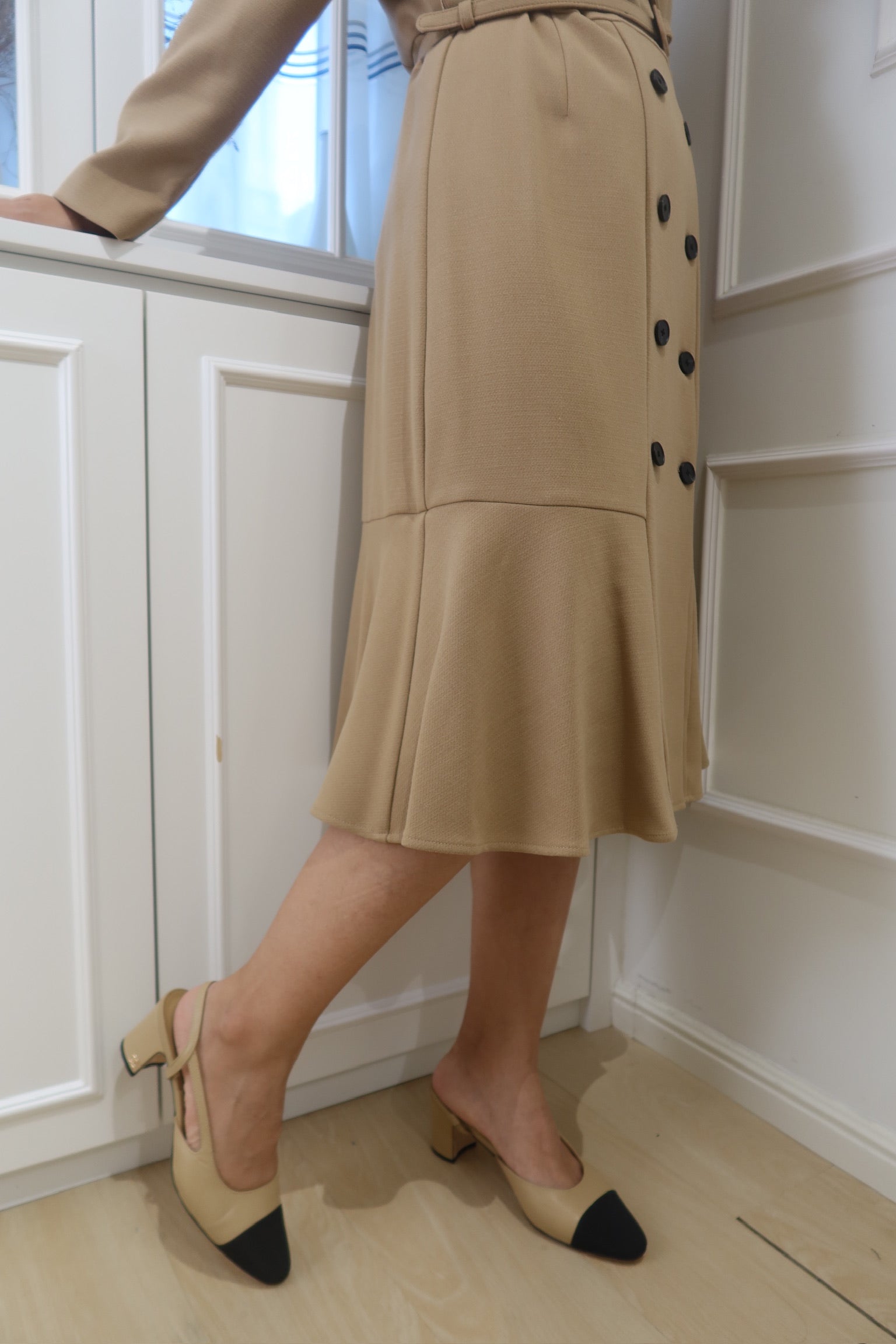 【LE ZANS BRAND COLLECTION】Mermaid's Embrace Trench Dress [OPS0167]