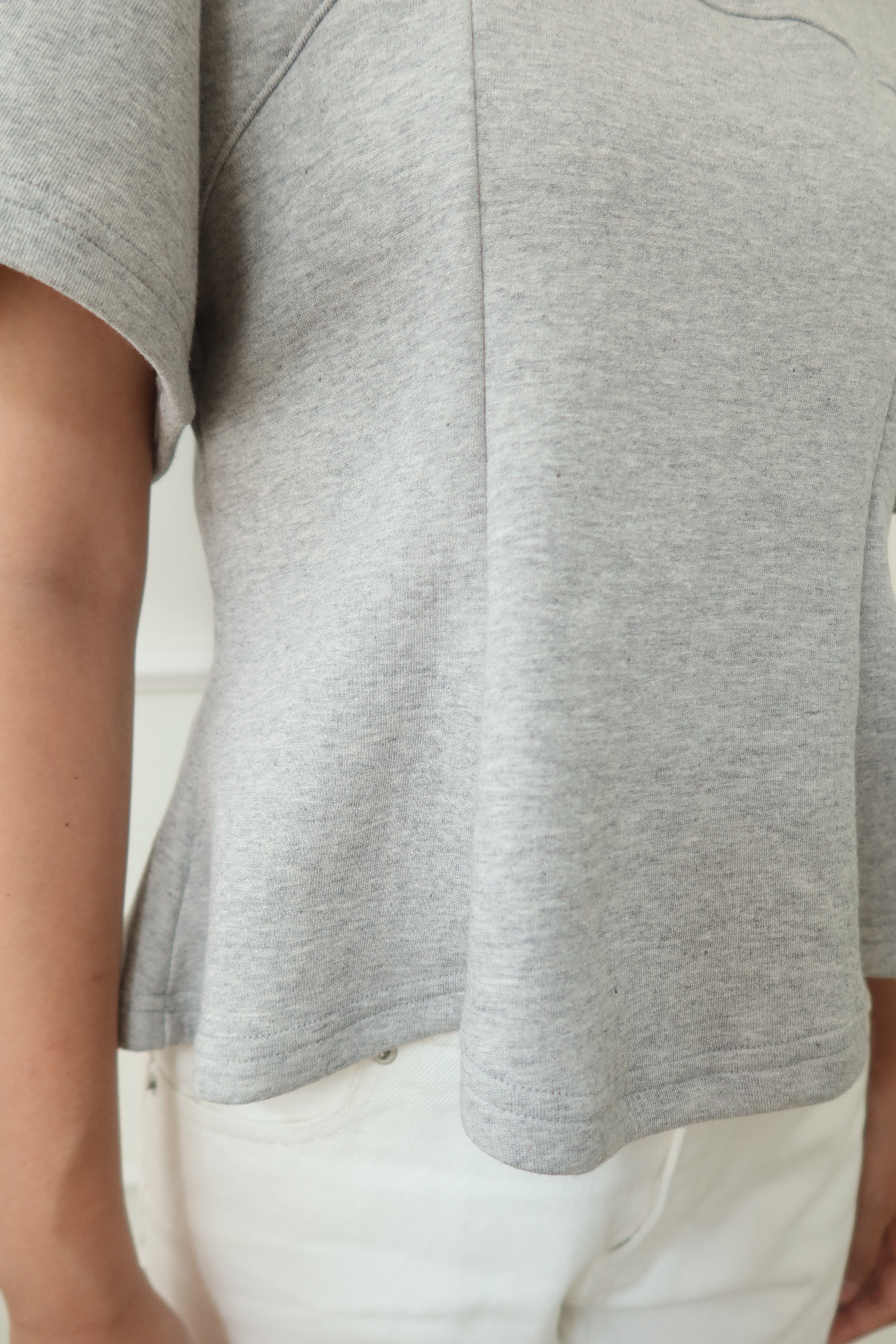 Tailored Flare Short Sleeve Top [T0212]