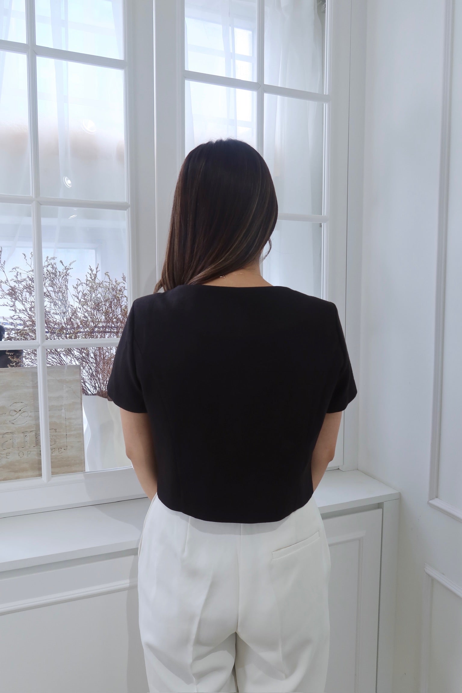 Chic Double-Breasted Crop Blazer [J0102]