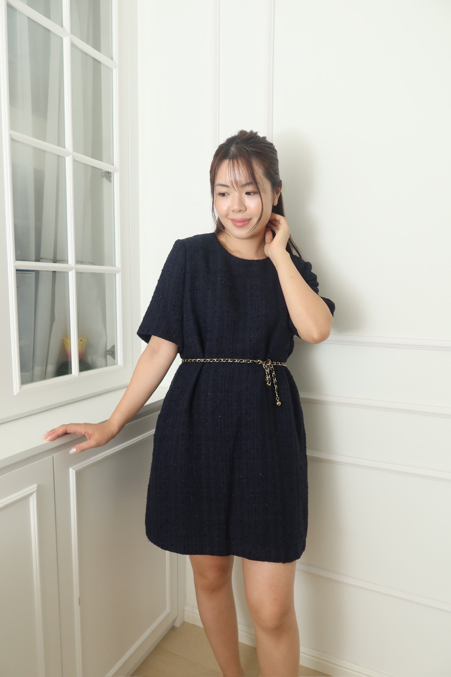 Graceful Knit Dress [OPS0144]
