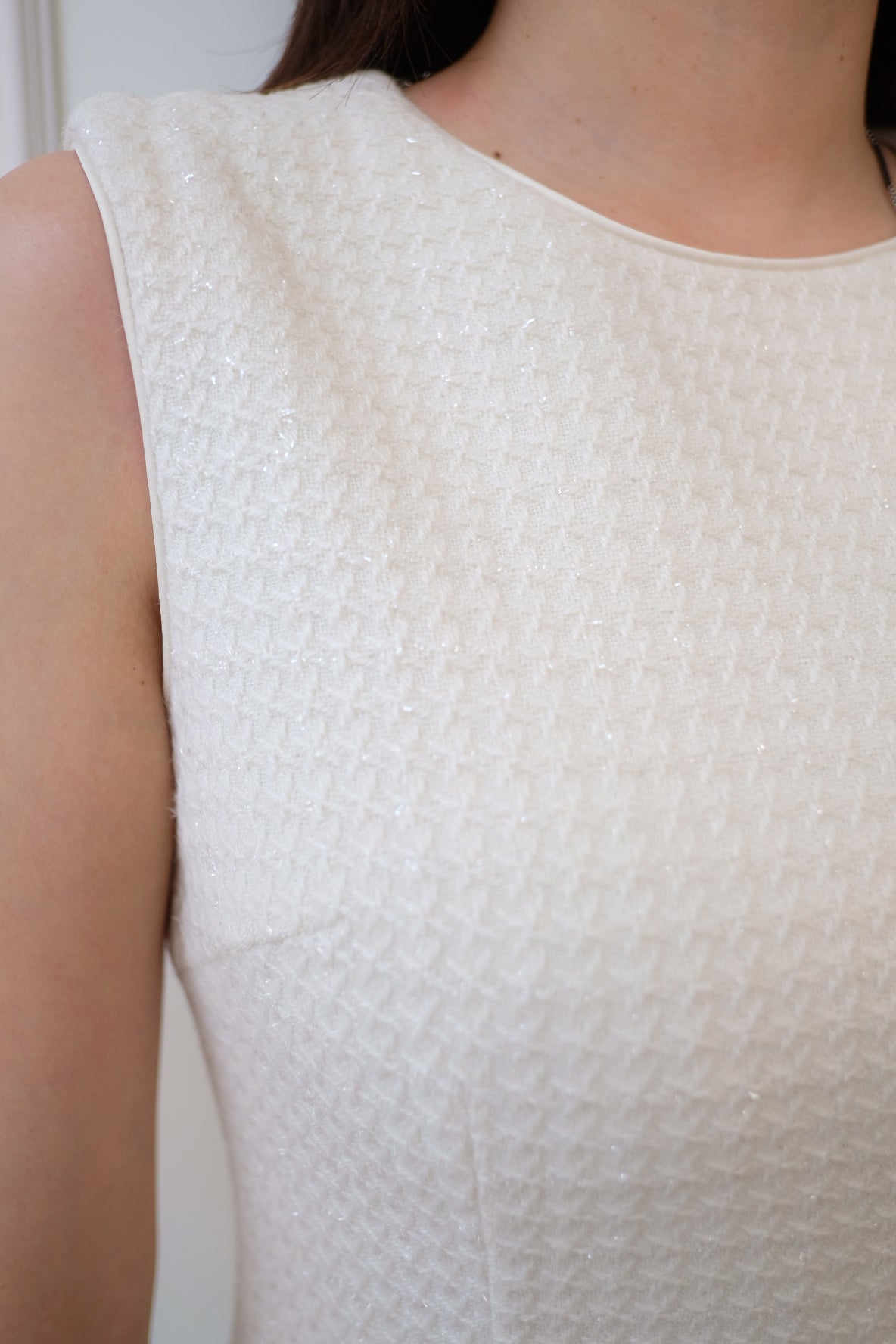 【LE ZANS BRAND COLLECTION】Sleek Silhouette Sleeveless Dress [OPS0178]