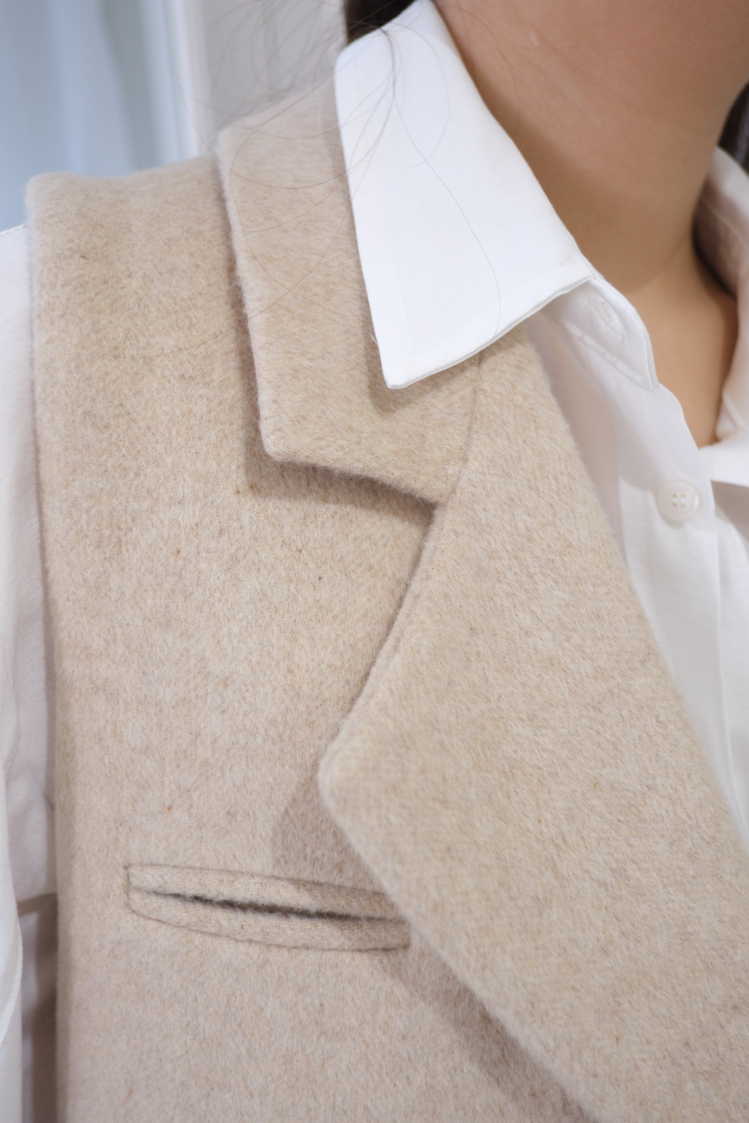 Woolen Elegance Vest [J0122]