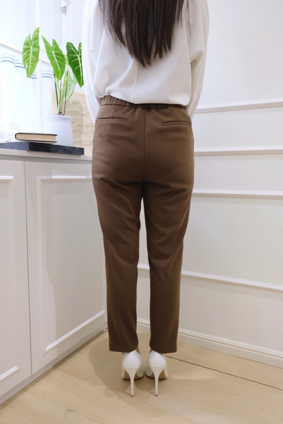 Monotone Slim Fit Trousers [PT0037]