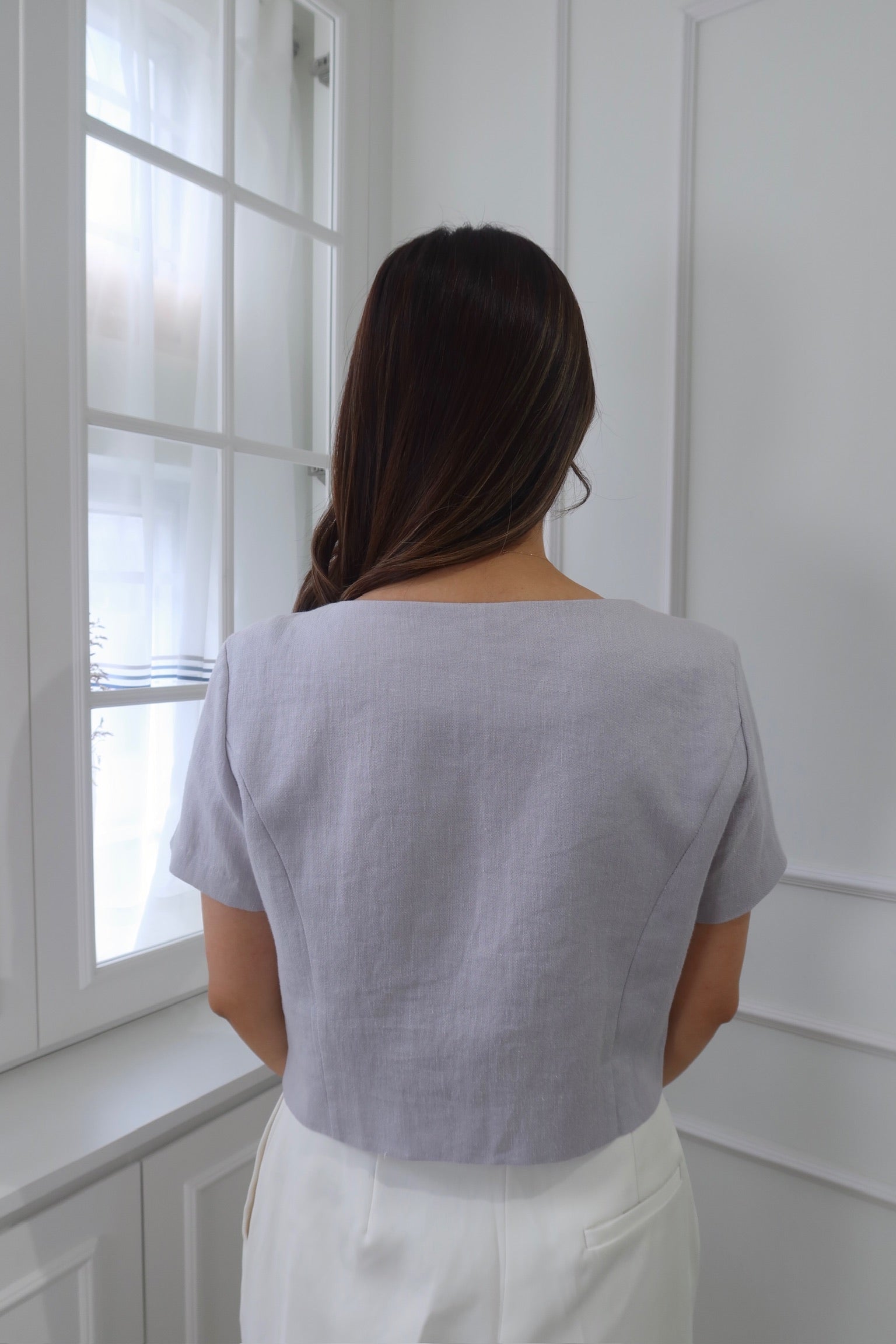 Chic Double-Breasted Crop Blazer [J0102]