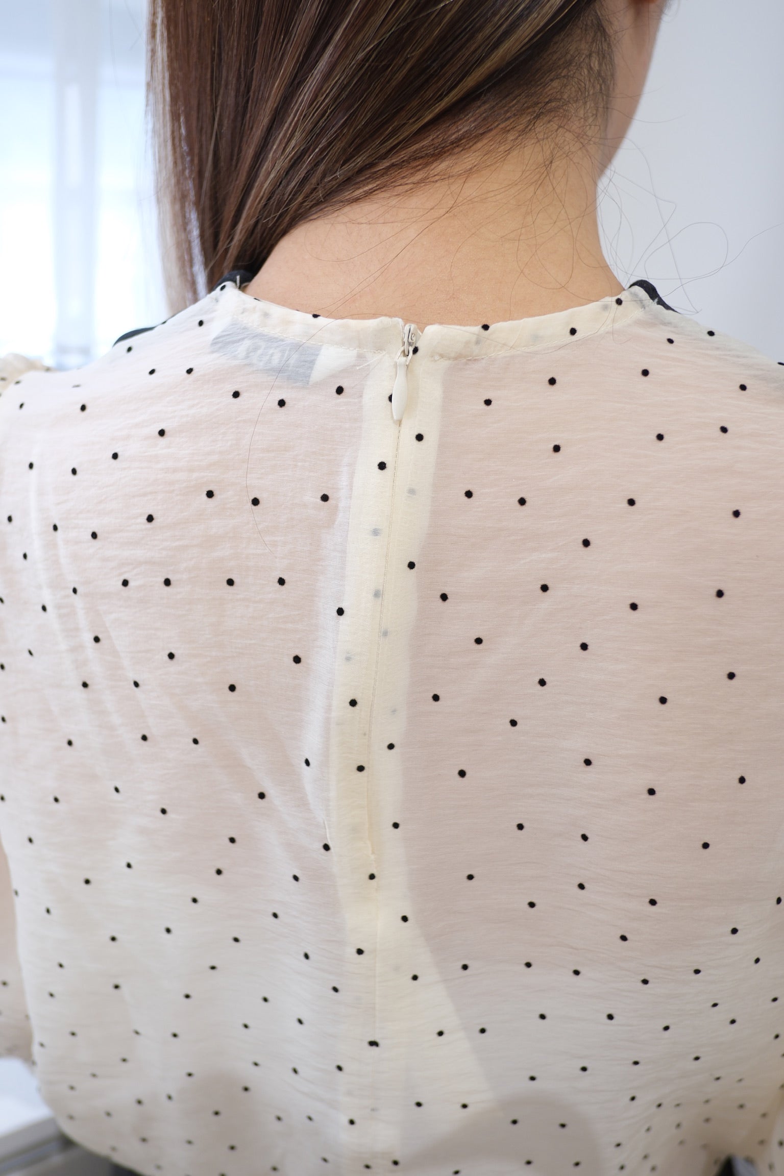 Polka Dot Charm Blouse [T0244]