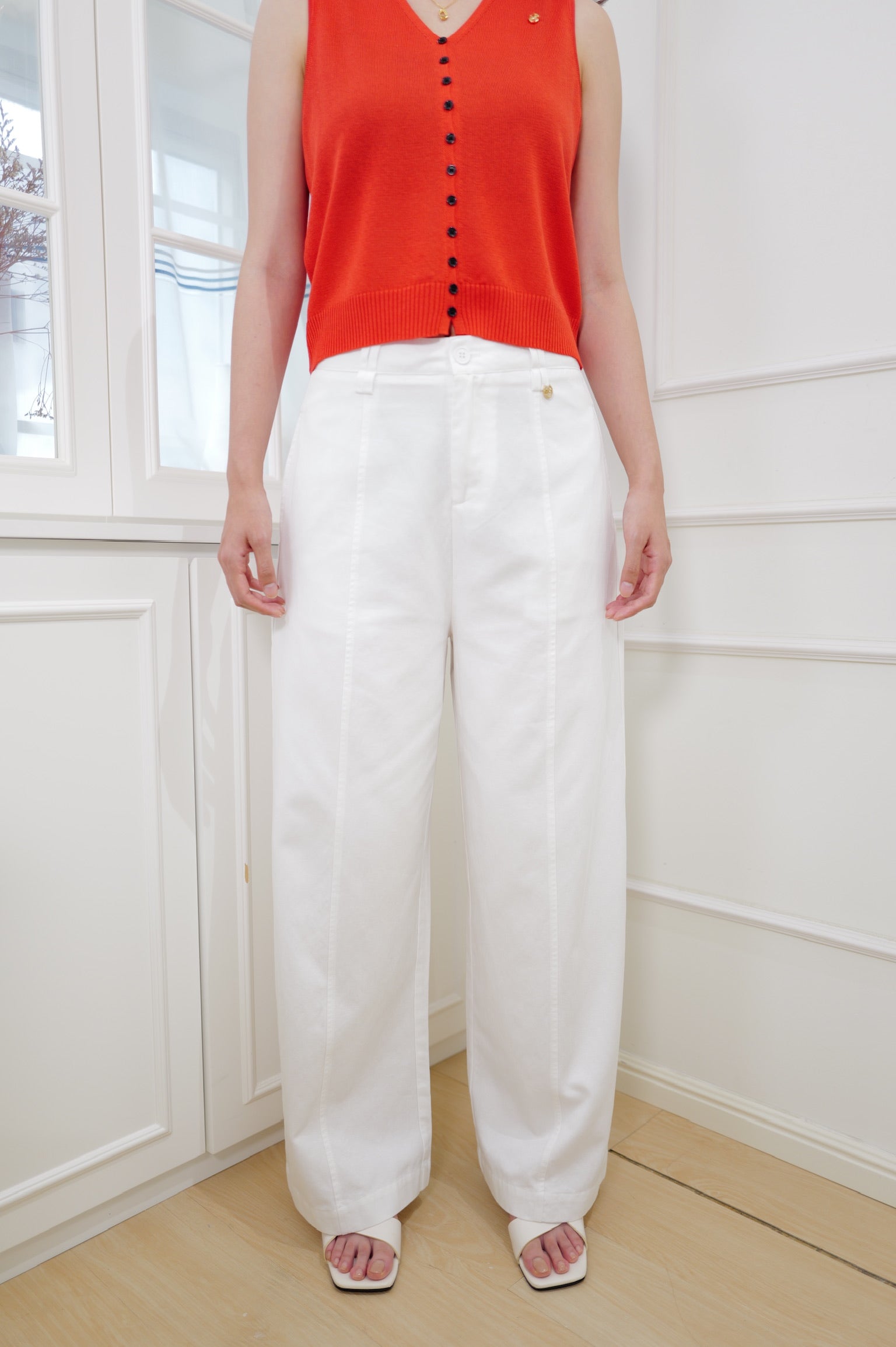 【LE ZANS BRAND COLLECTION】Minimal Wide Leg Pants [PT0089]