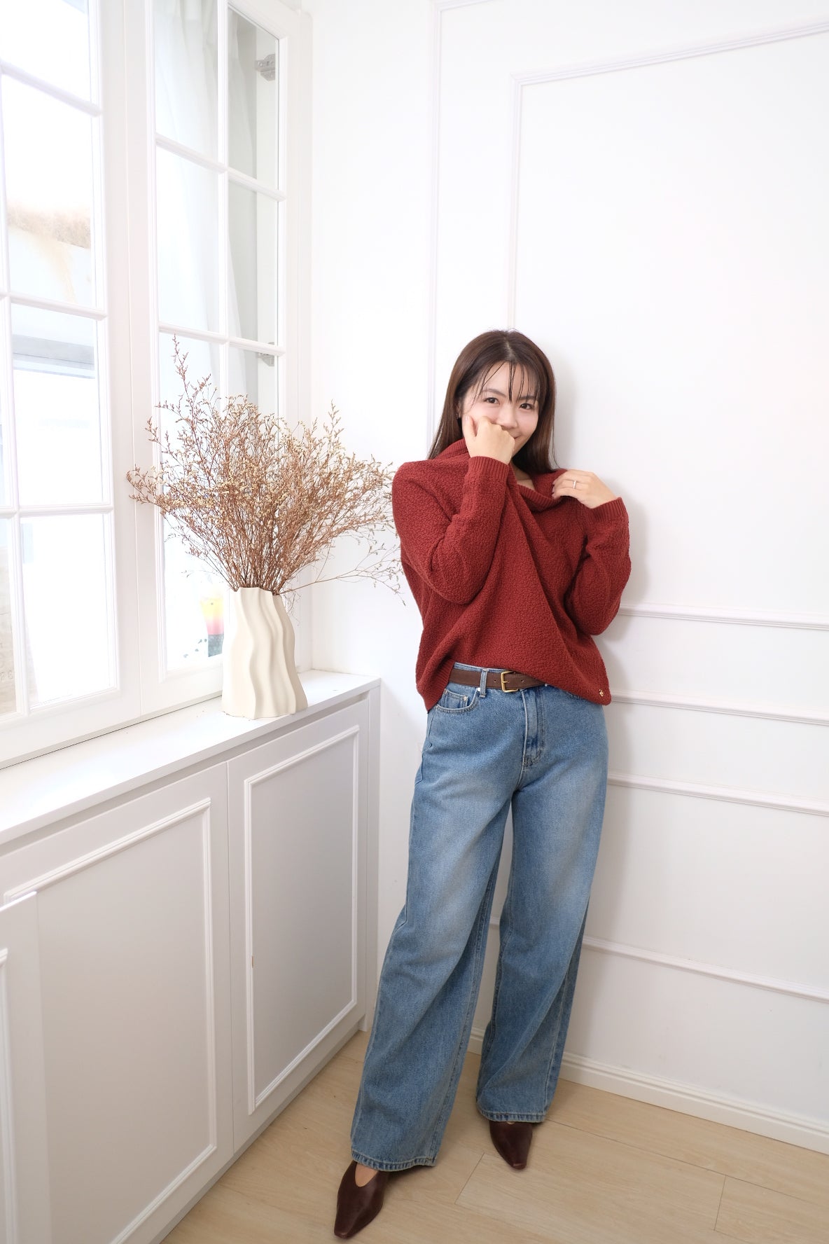 【LE ZANS BRAND COLLECTION】CloudSoft V-Neck Top [T0253]