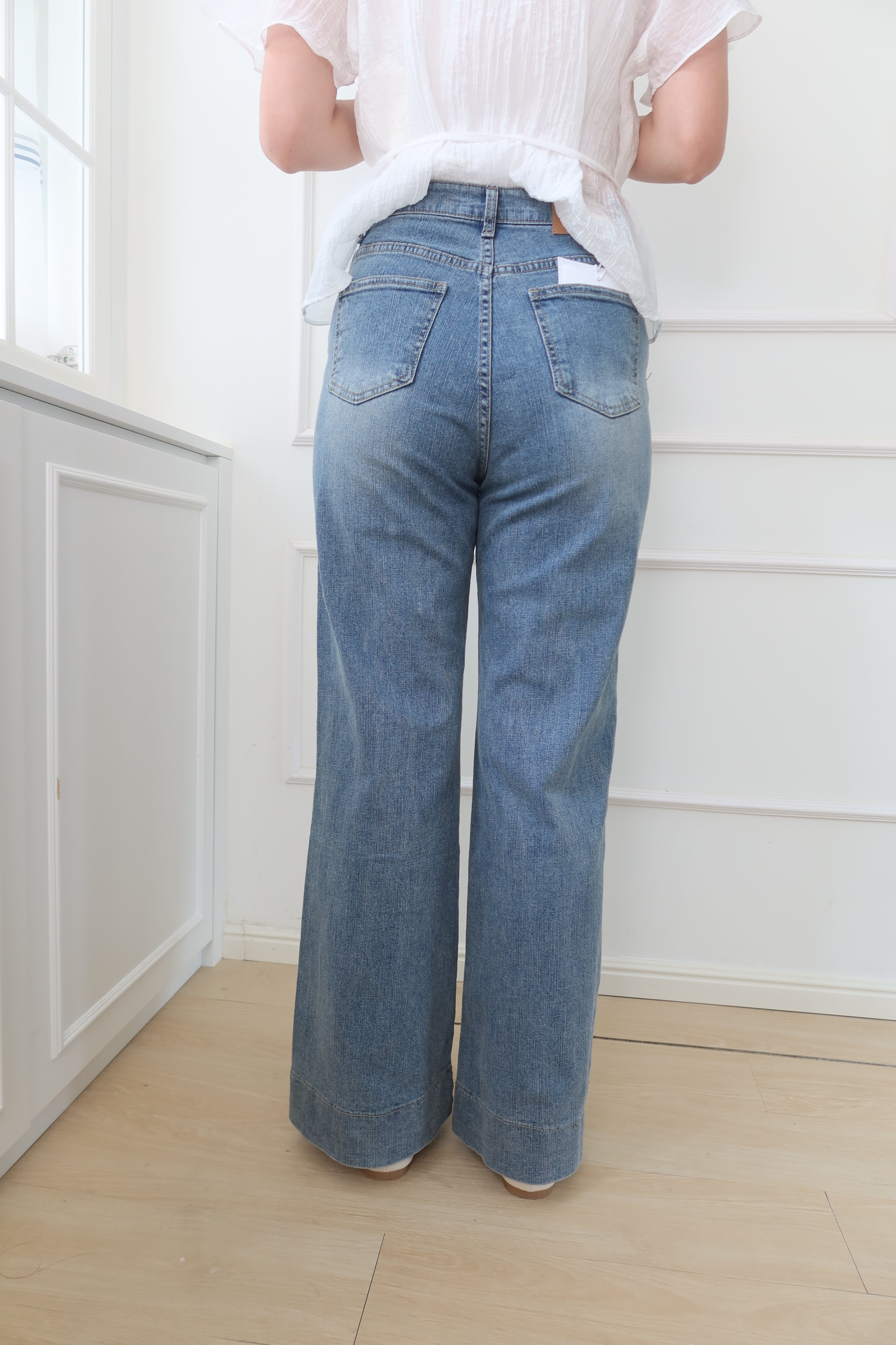 Wash & Wear Straight Jeans [PT0069]