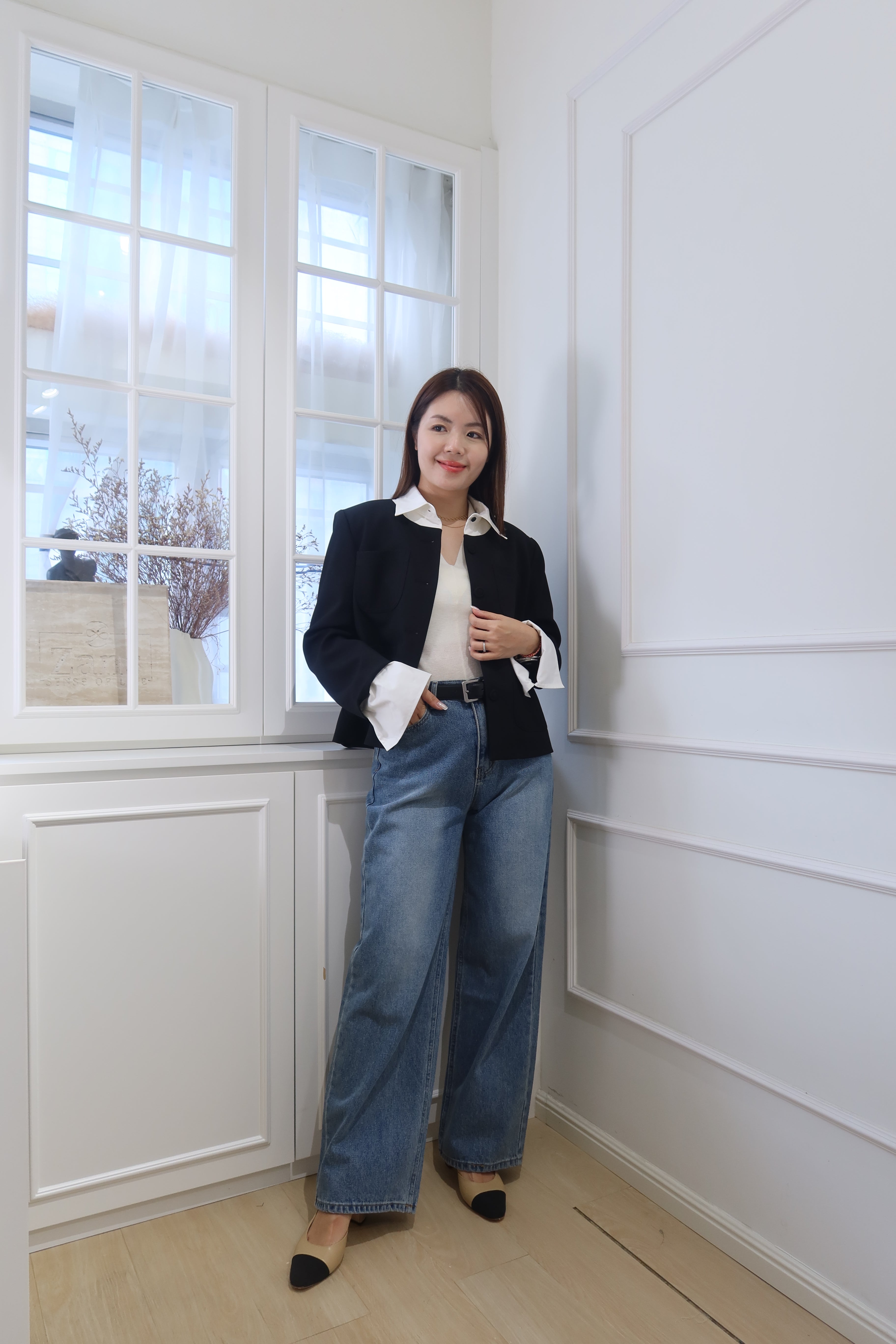 Monochrome Mini Jacket [J0112]